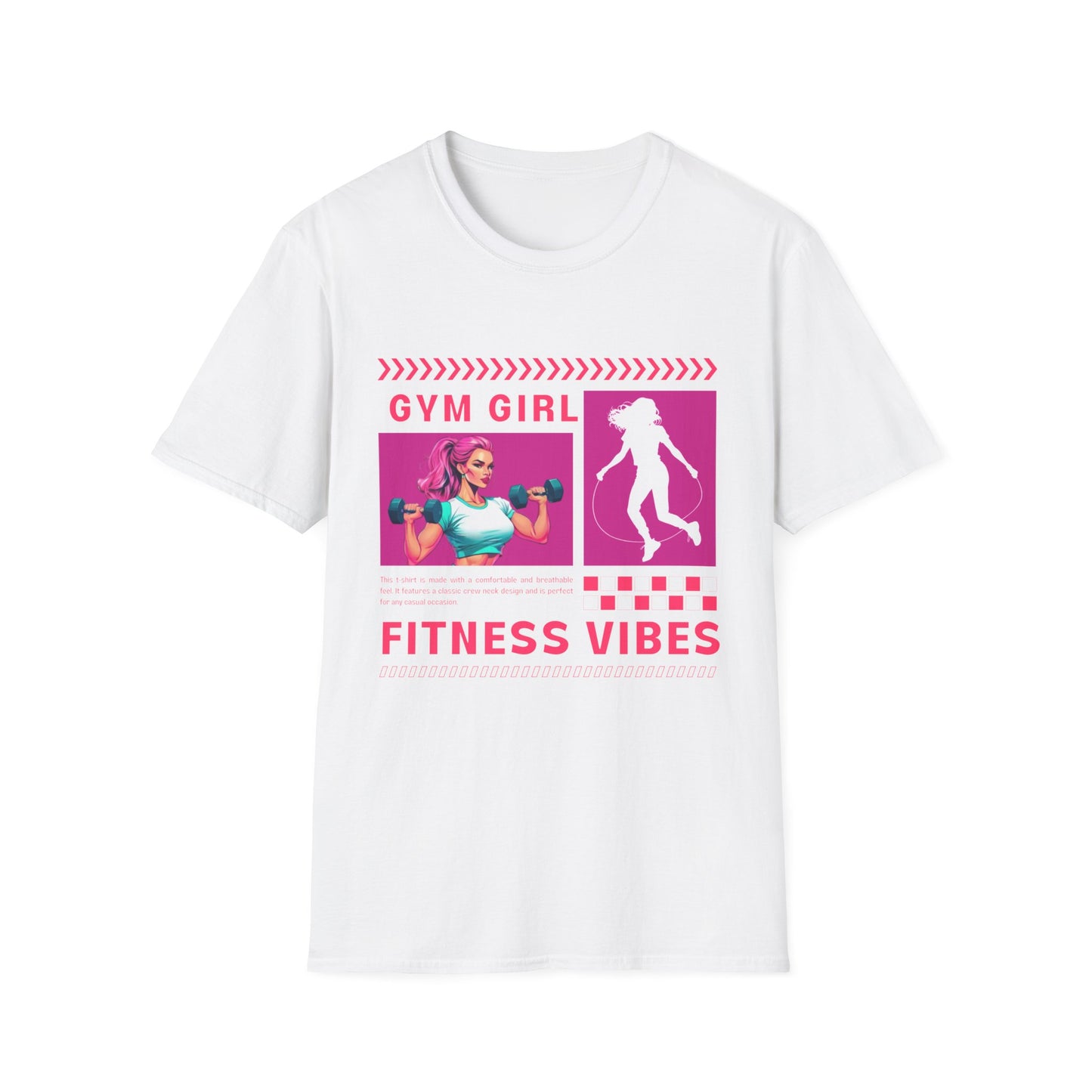 Gym Girl Fitness Vibes Gym T-shirt
