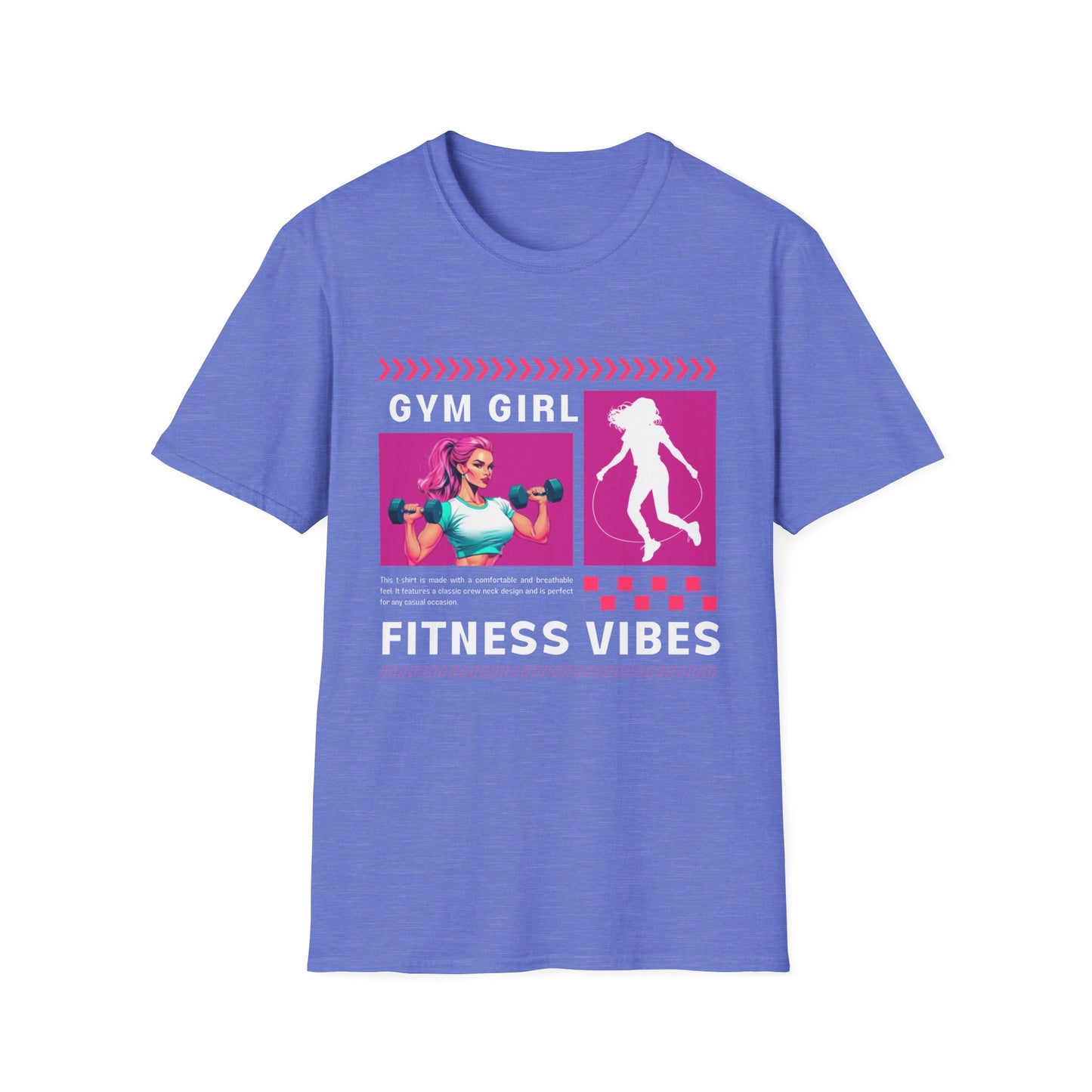Gym Girl Fitness Vibes Gym T-shirt