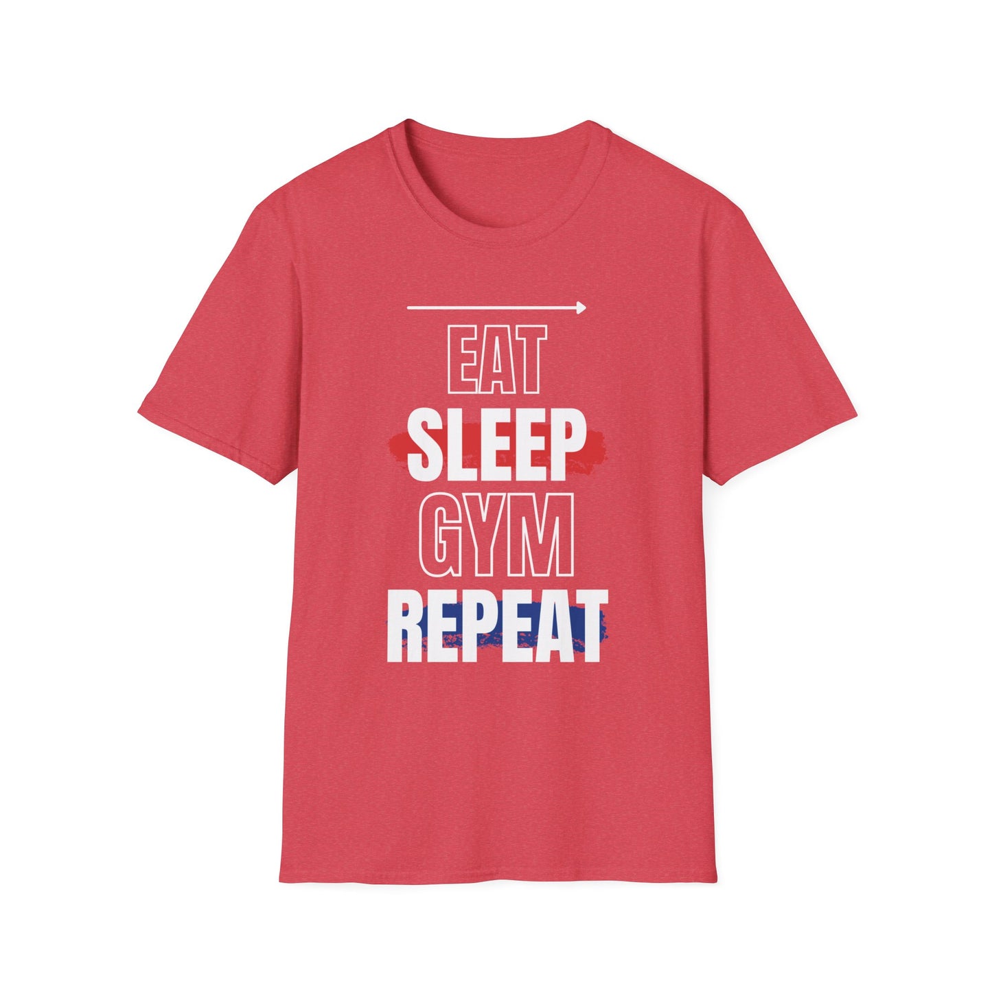 Eat Sleep Gym Repeat Gym T-shirt