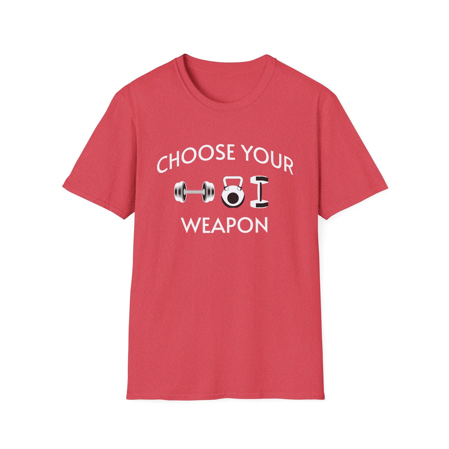 Choose Your Weapon - Fit-Over-40 Fitness T-Shirt