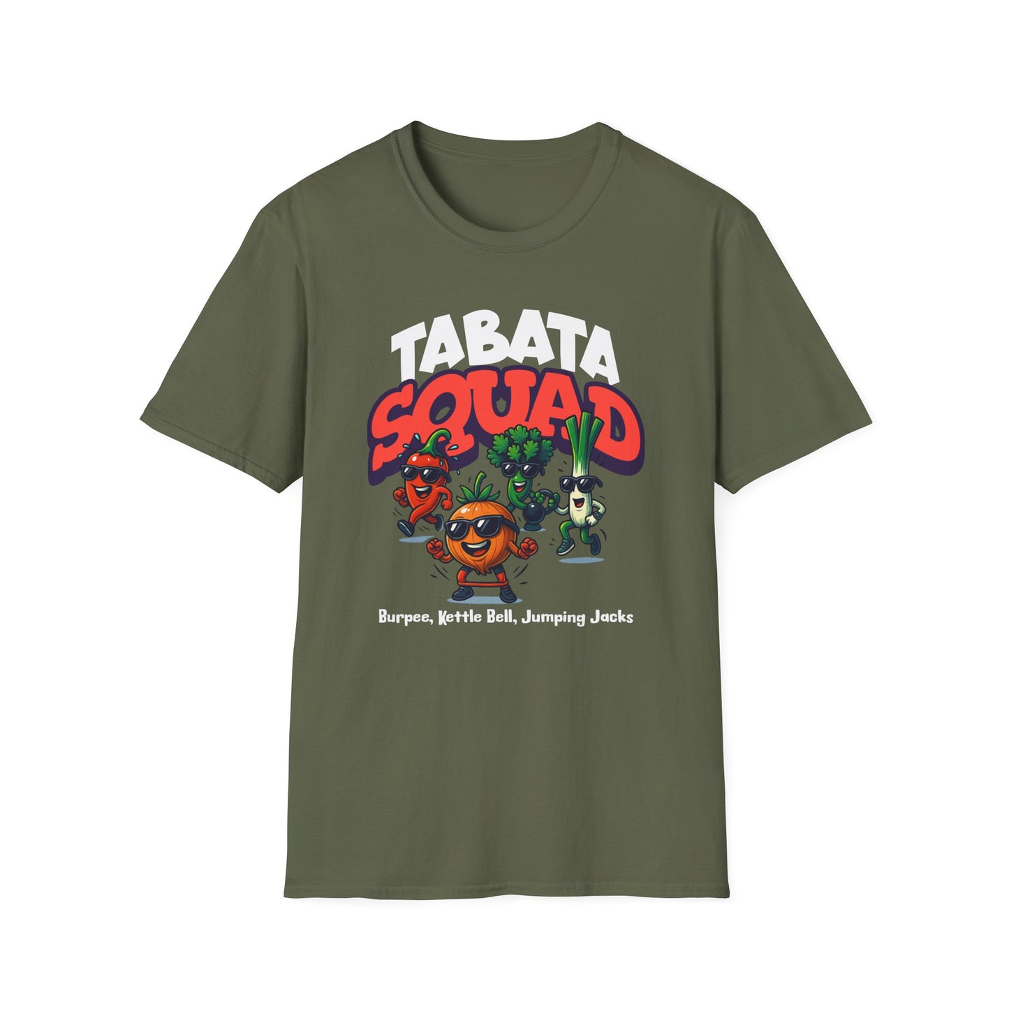 HIIT Tabata Foodie Squad Genz Millenial T-Shirt