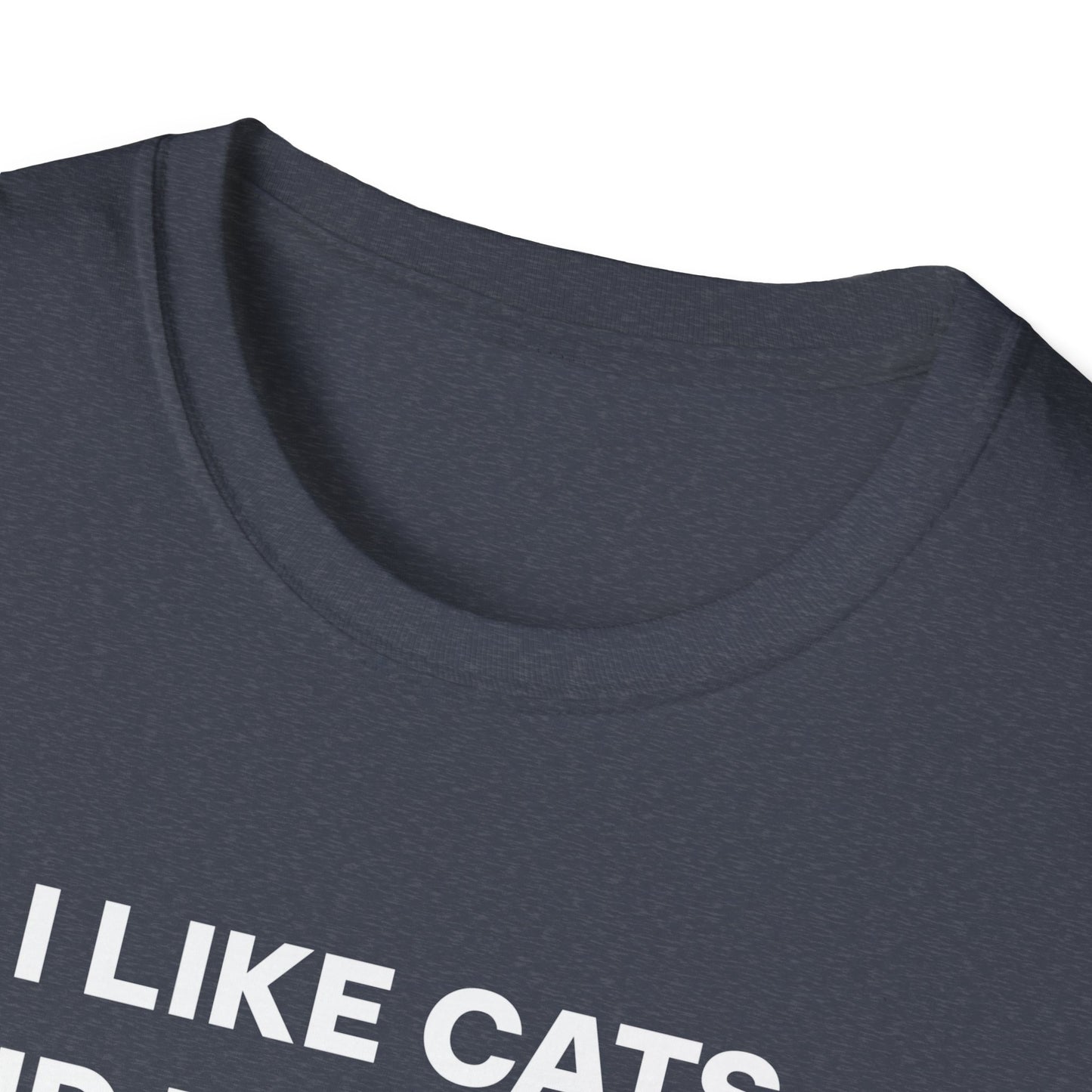 I Like Cats and Dumbbells Fitness T-shirt