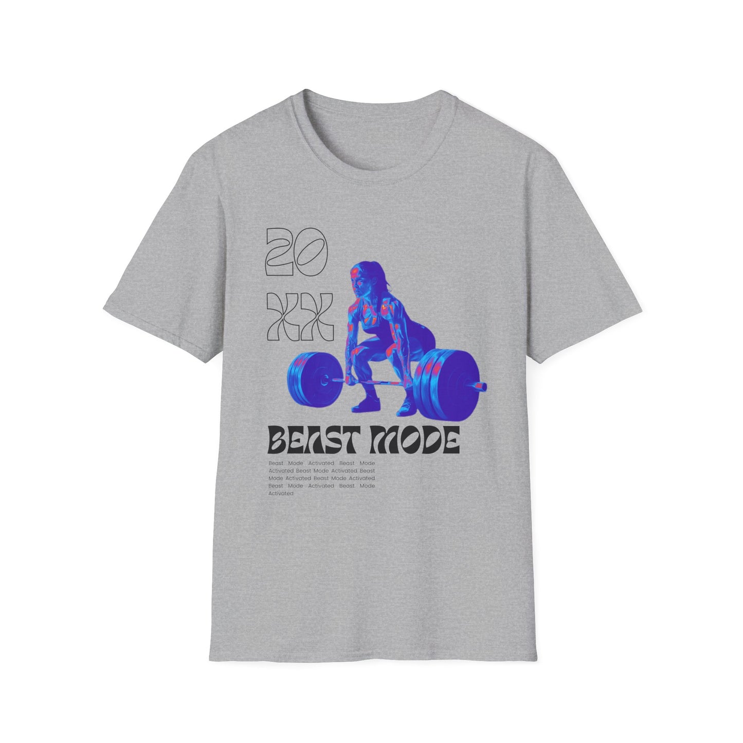 20XX Beast Mode Lady Gym T-Shirt