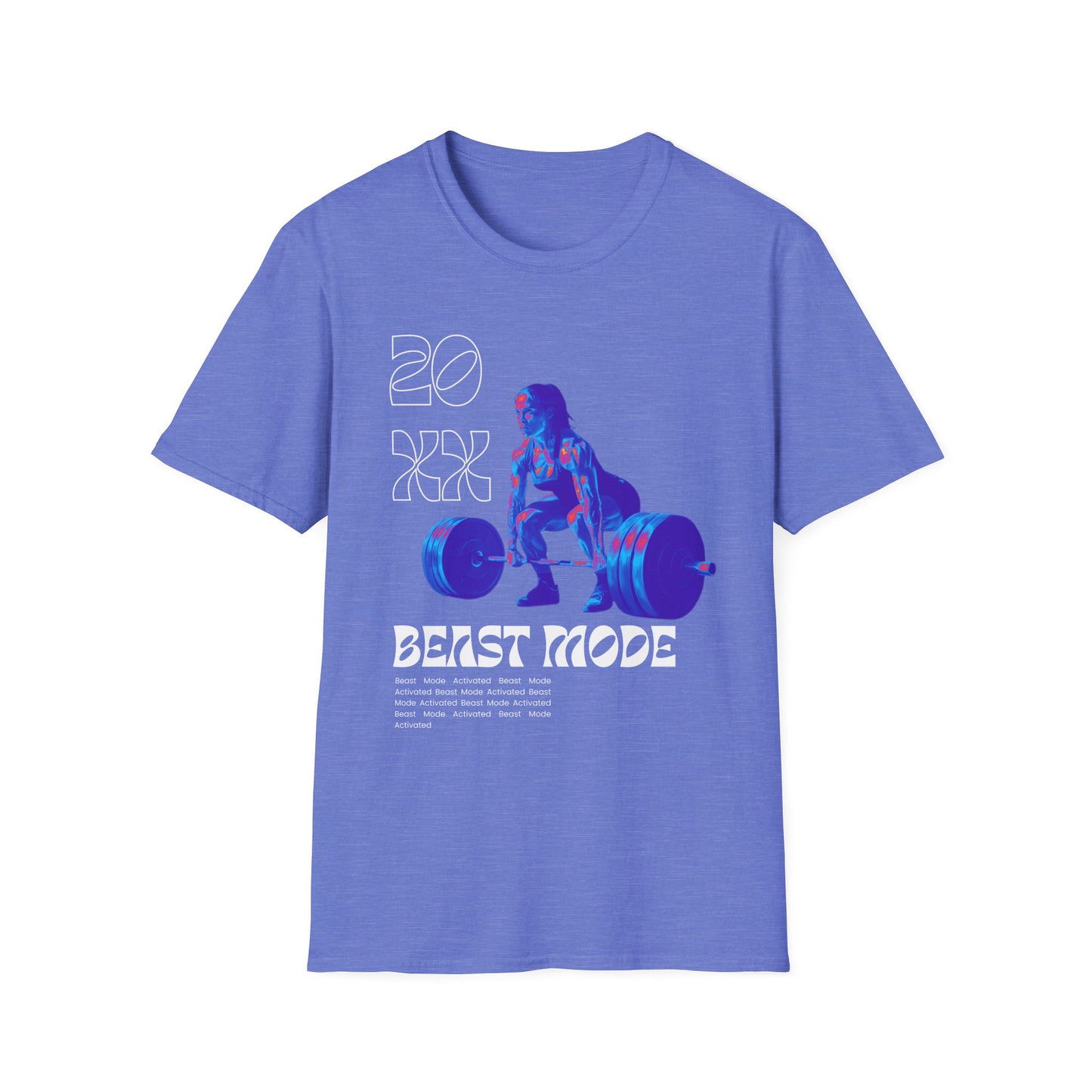 20XX Beast Mode Lady Gym T-Shirt