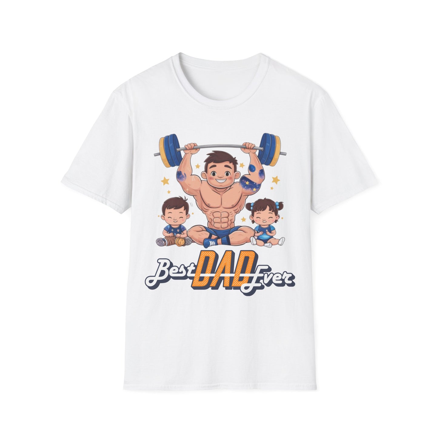 Best Dad Ever Gym T-shirt