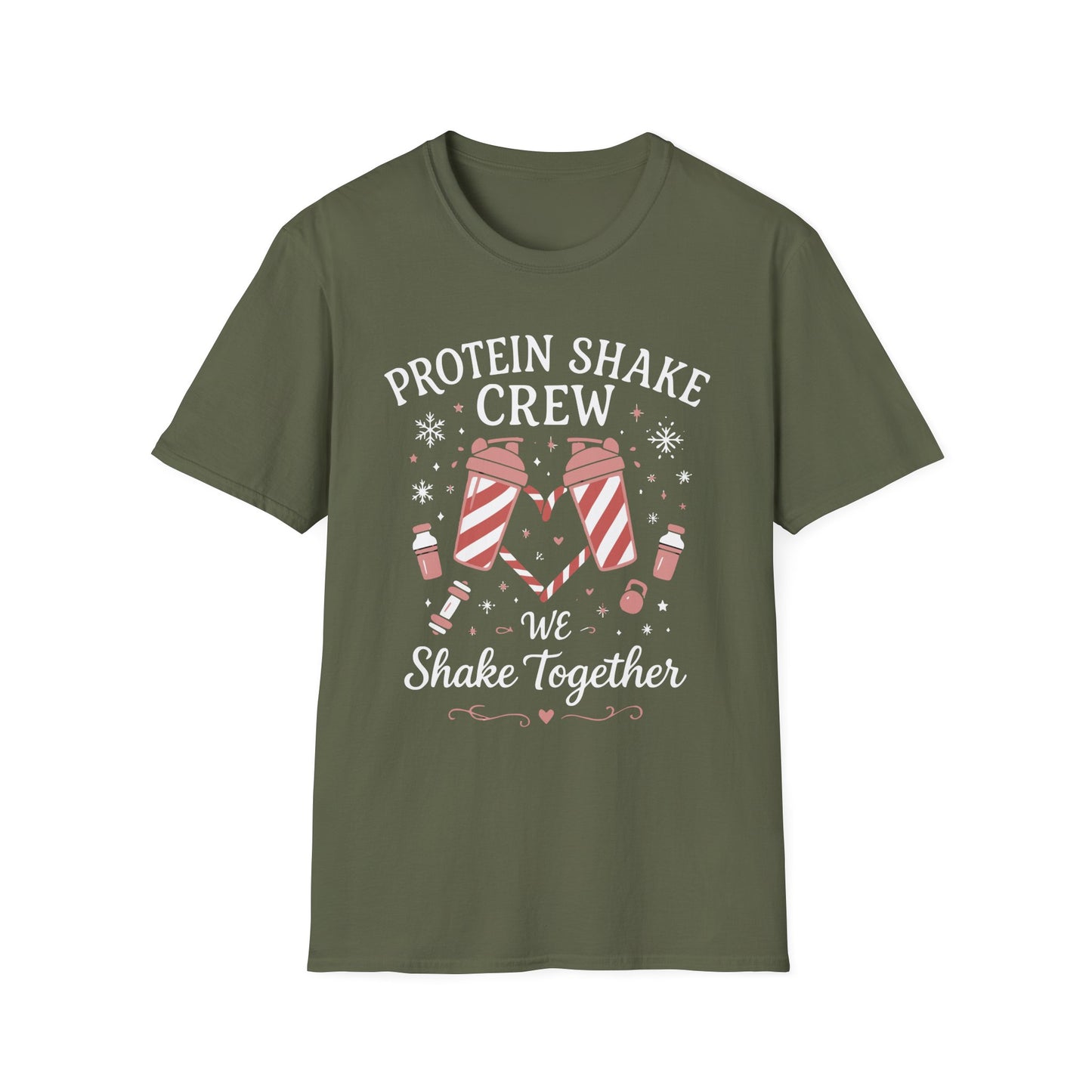 We Protein Shake Together Christmas Fitness T-shirt