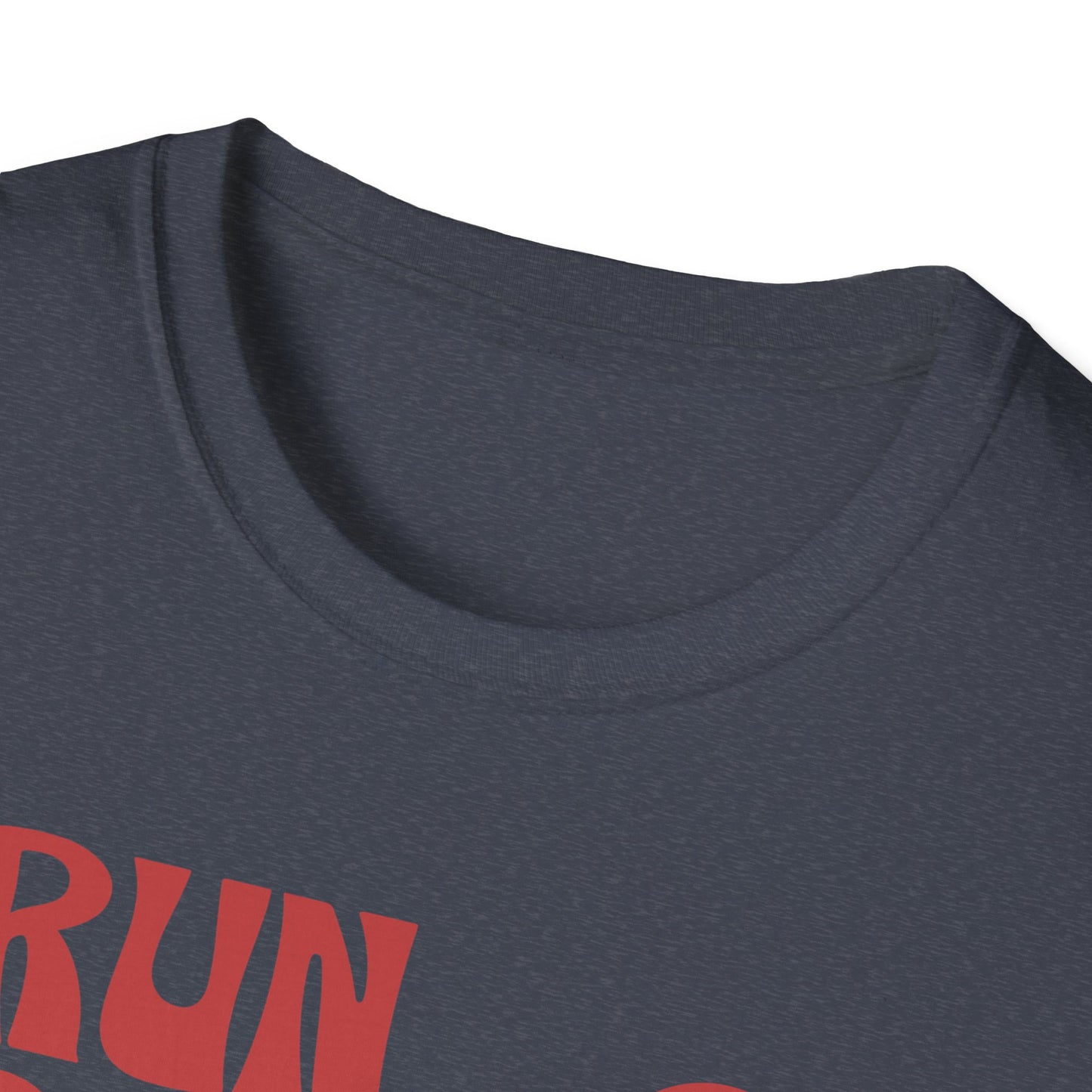 Fitness Couples Softstyle T-Shirt - Fit-over 40 Run Race Together Design