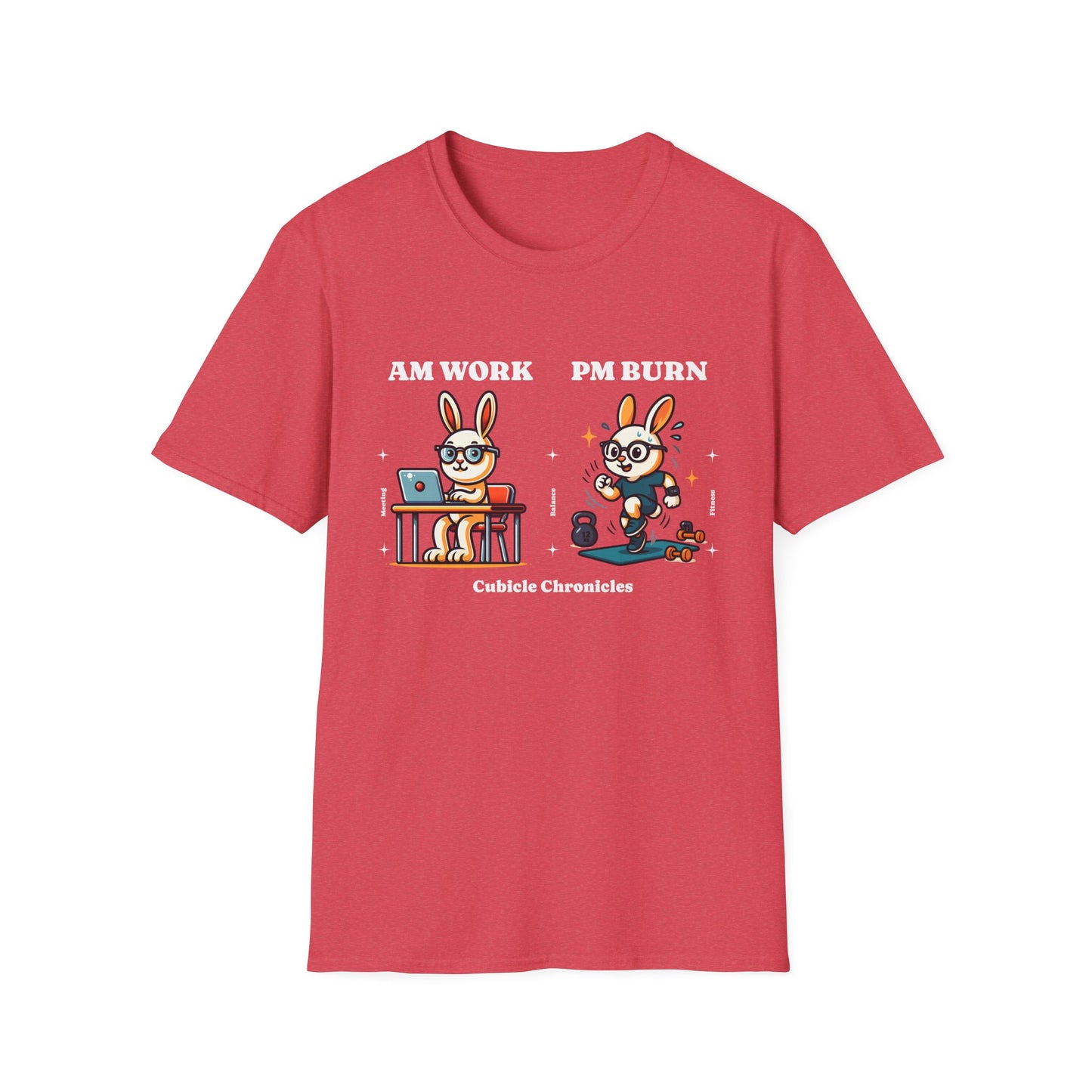 Corporate Fitness T-Shirt - HIIT AM Work PM Burn