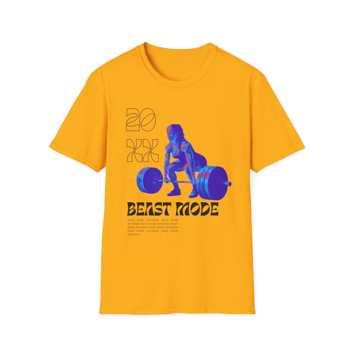 20XX Beast Mode Lady Gym T-Shirt