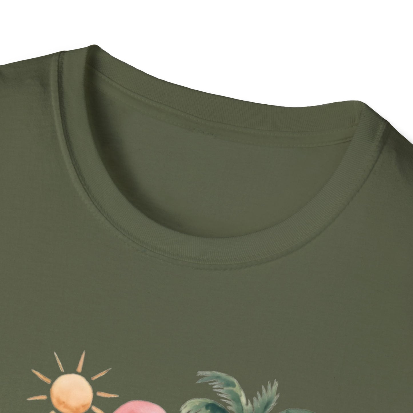 Fit Happens Treadmill Flamingo Gym T-Shirt