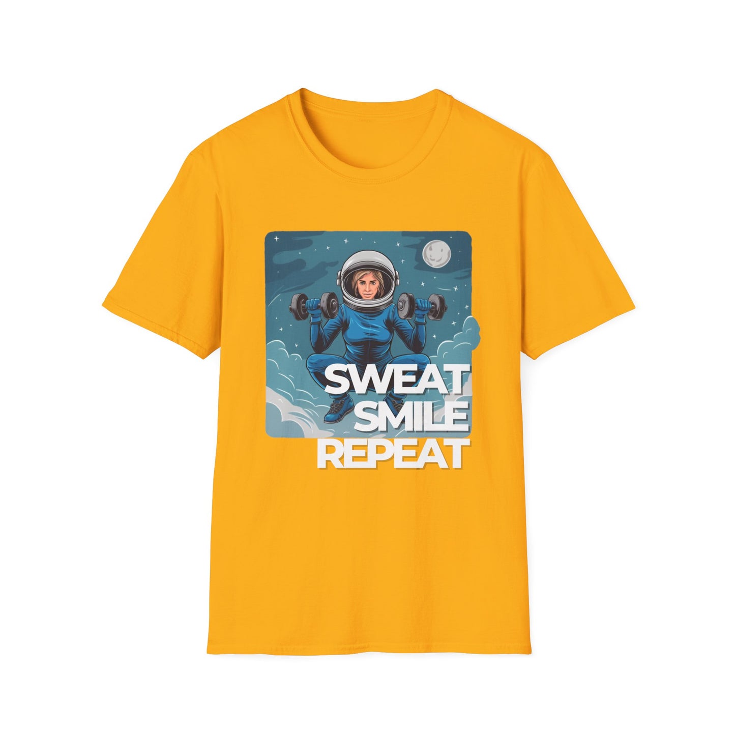 Sweat Smile Repeat Gym T-Shirt
