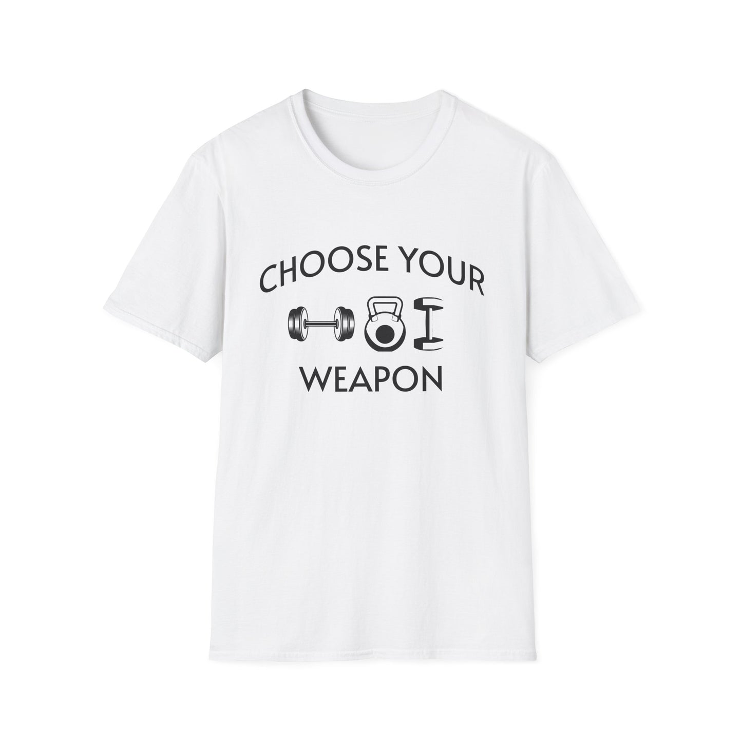 Choose Your Weapon - Fit-Over-40 Fitness T-Shirt