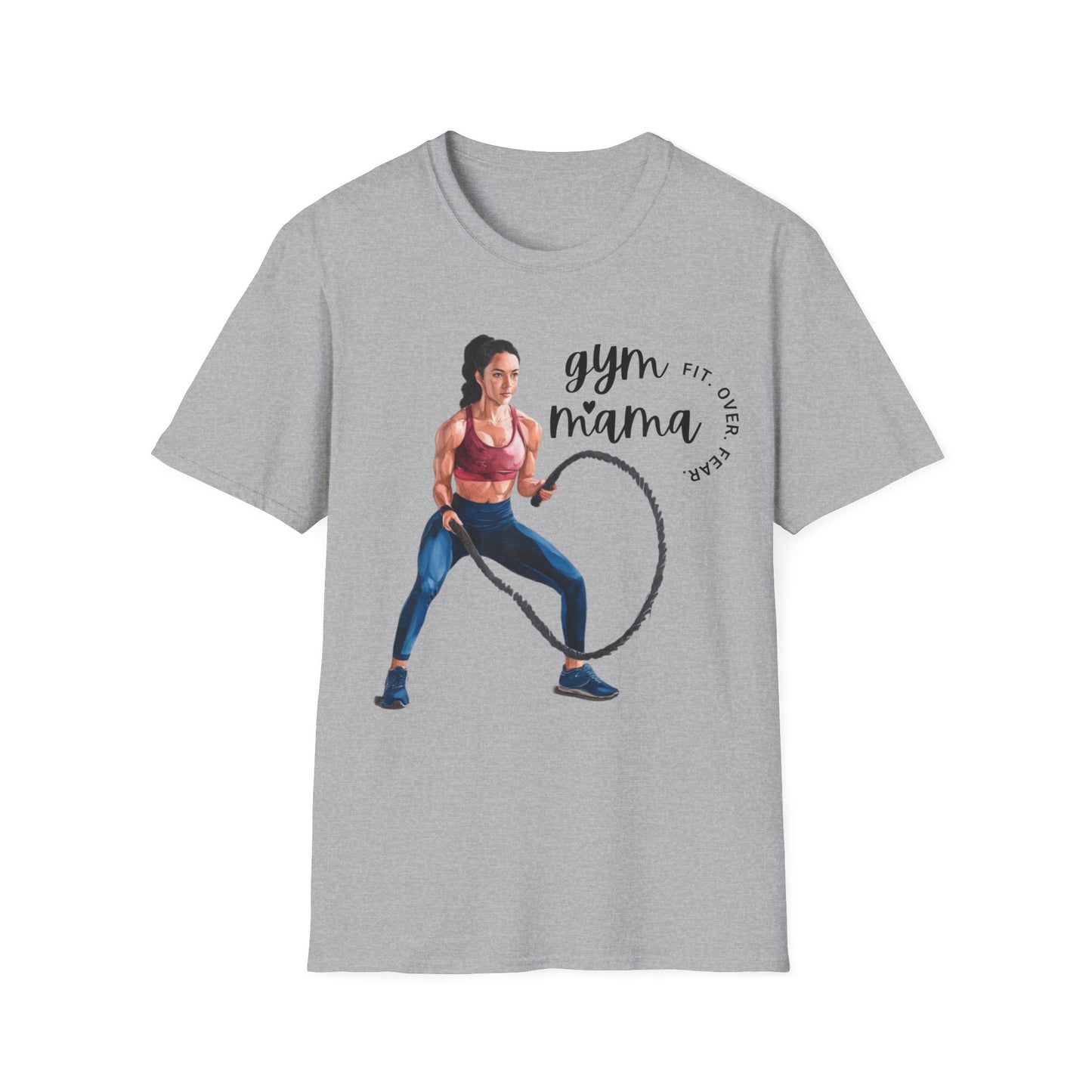 Gym Mama Fit Over Fear Gym T-shirt