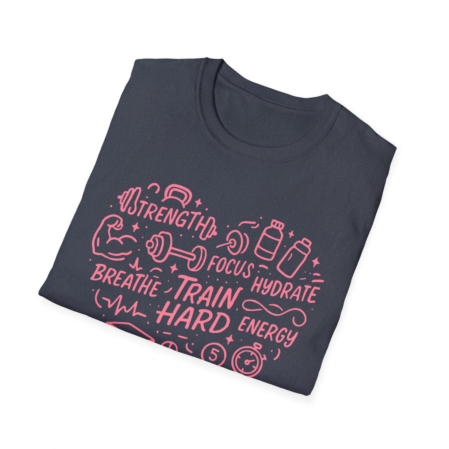 Train Heart Couple Fitness T-Shirt