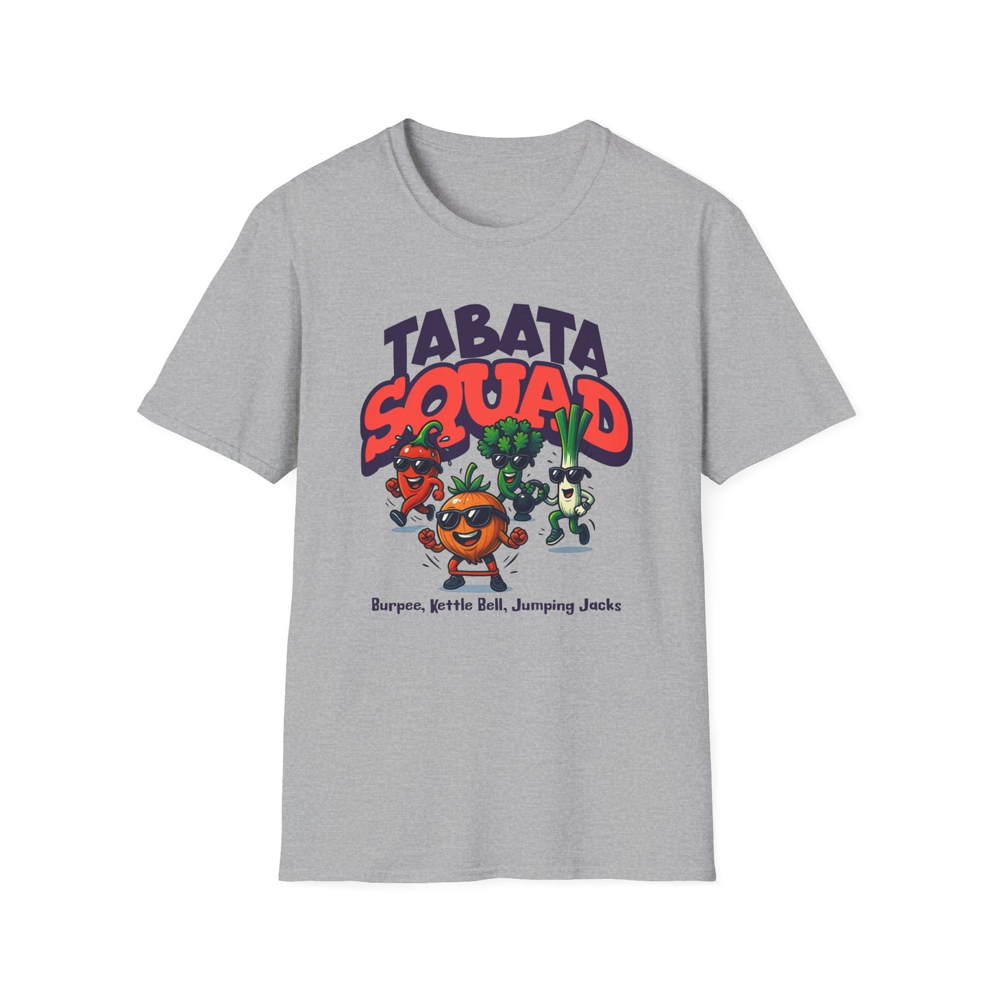 HIIT Tabata Foodie Squad Genz Millenial T-Shirt