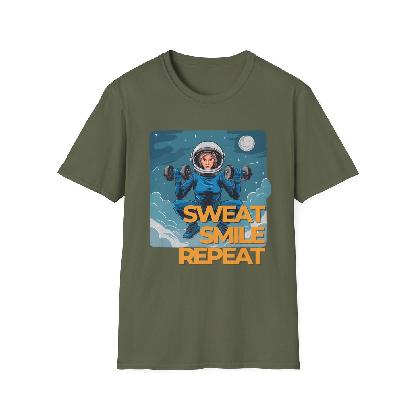 Sweat Smile Repeat Gym T-Shirt