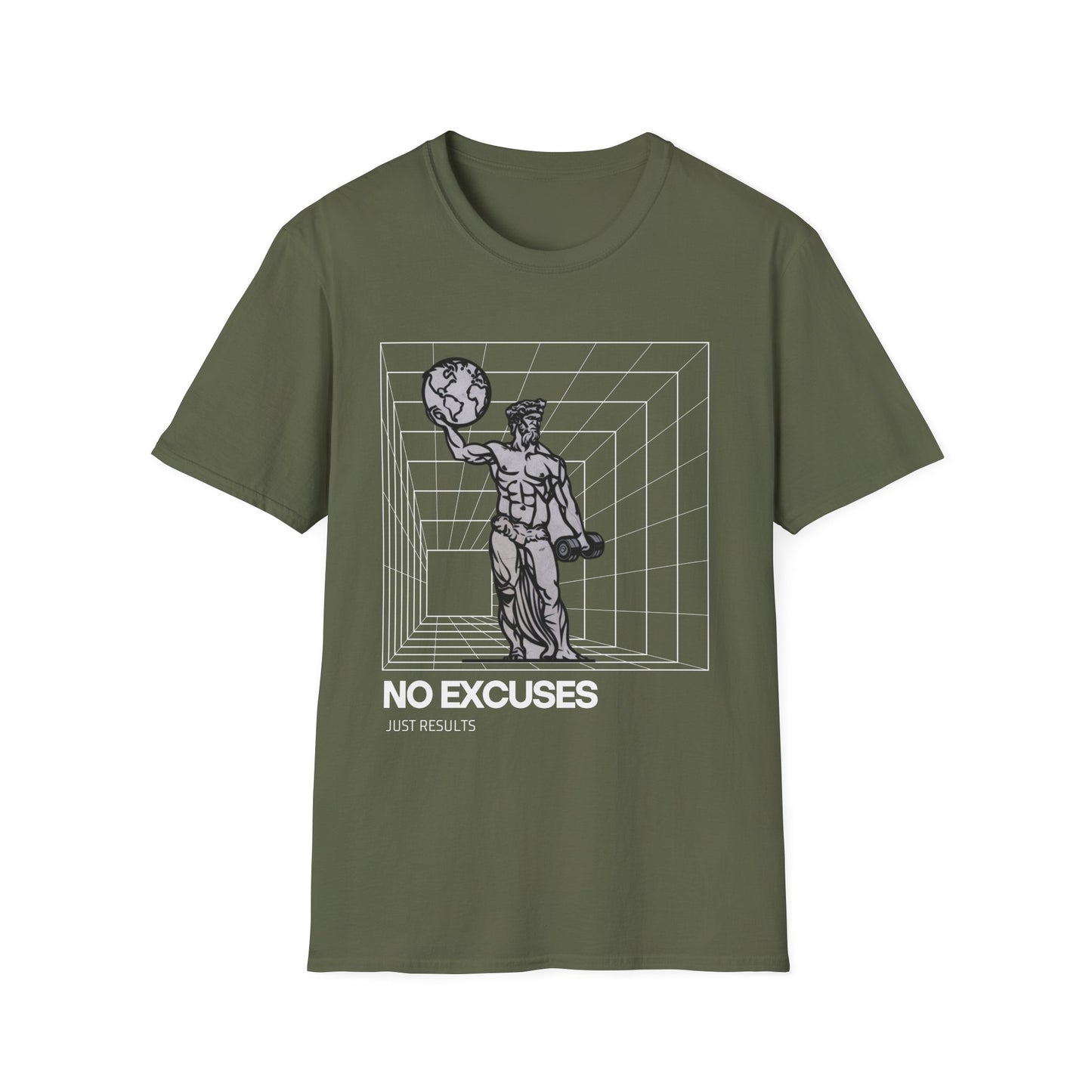 No Excuses Just Results Gym T-shirt