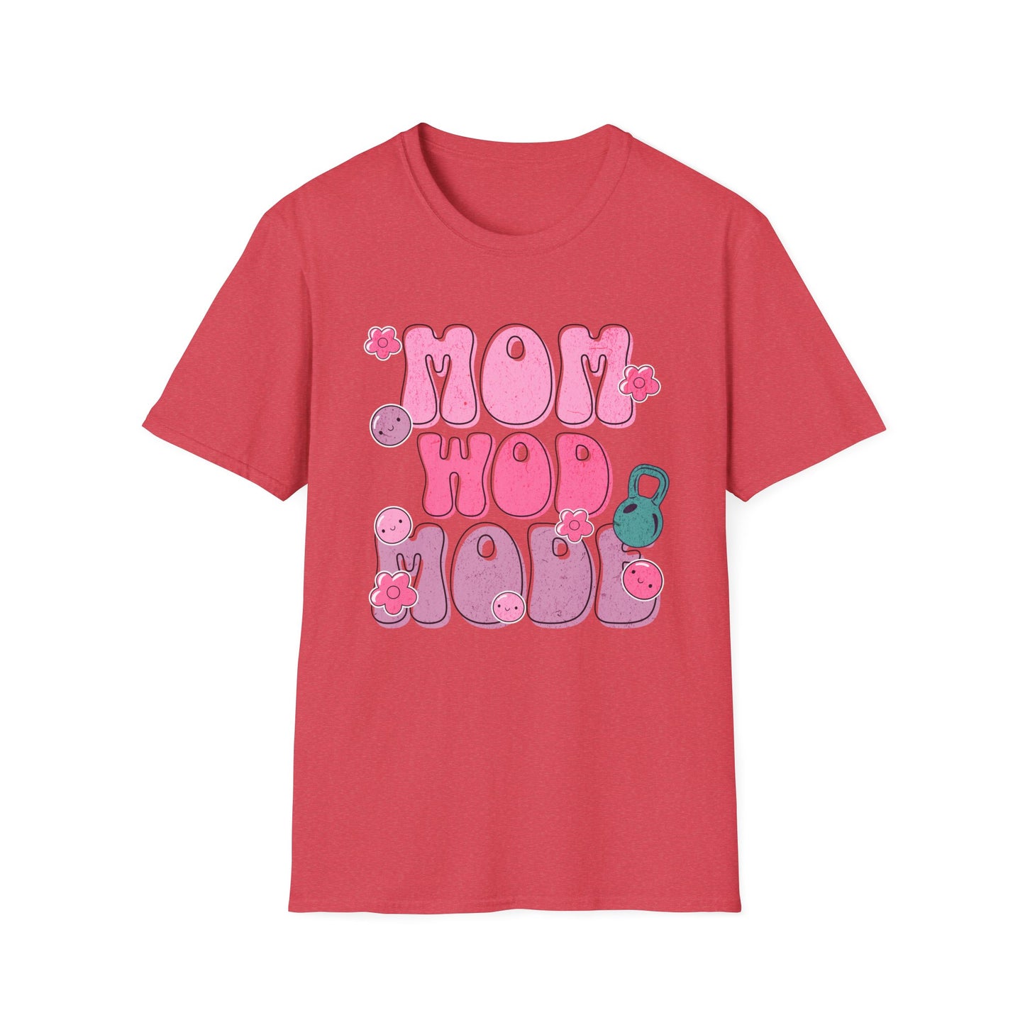 CrossFit Moms WOD Mode - Couple Fitness T-Shirt