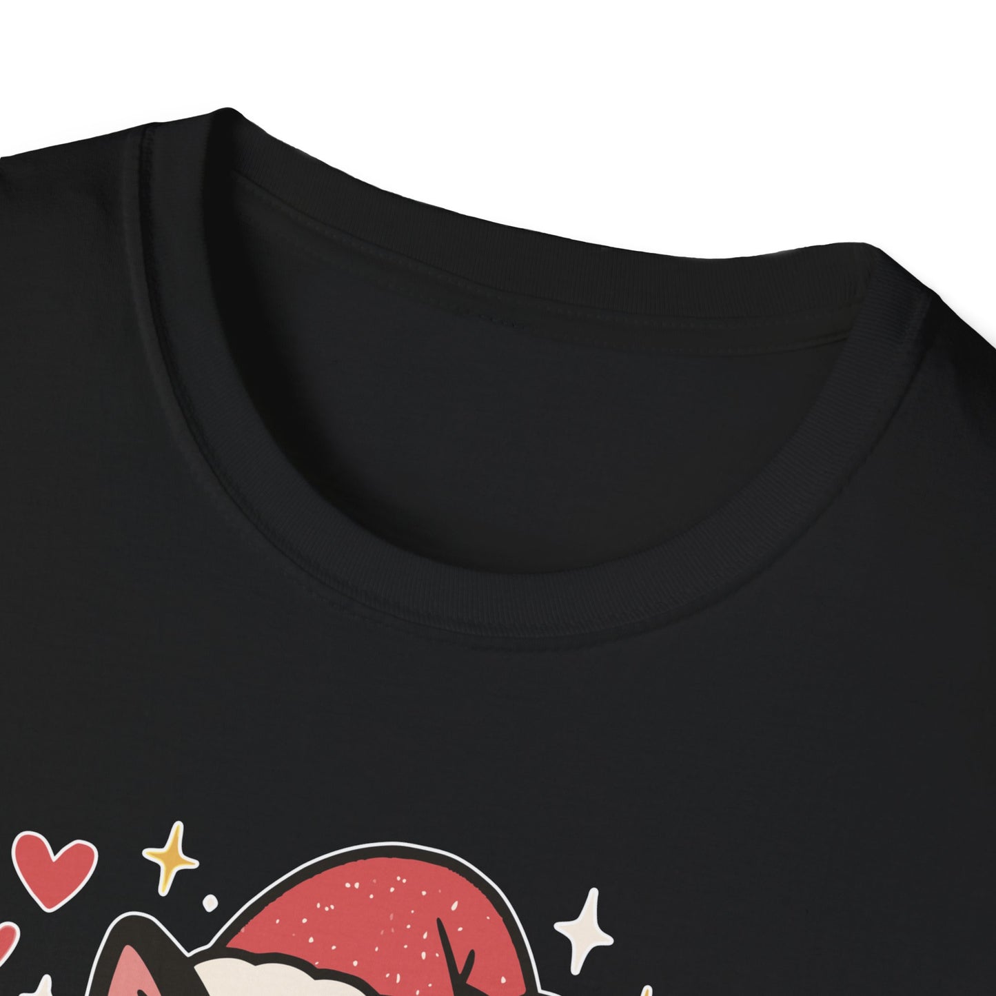 Meowy Christmas Cat Fitness T-shirt
