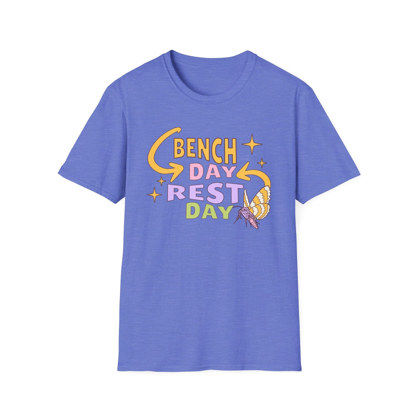 Powerlifting Bench Day Rest Day Genz Millenial Fitness T-Shirt