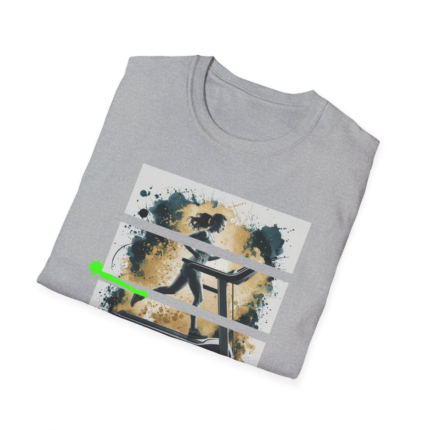 Run Fast Lift Heavy Gym Treadmill T-Shirt