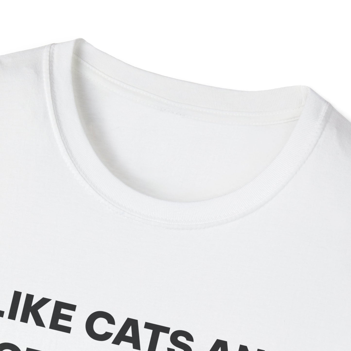 I Like Cats and Protein Shakes Fitness T-shirt