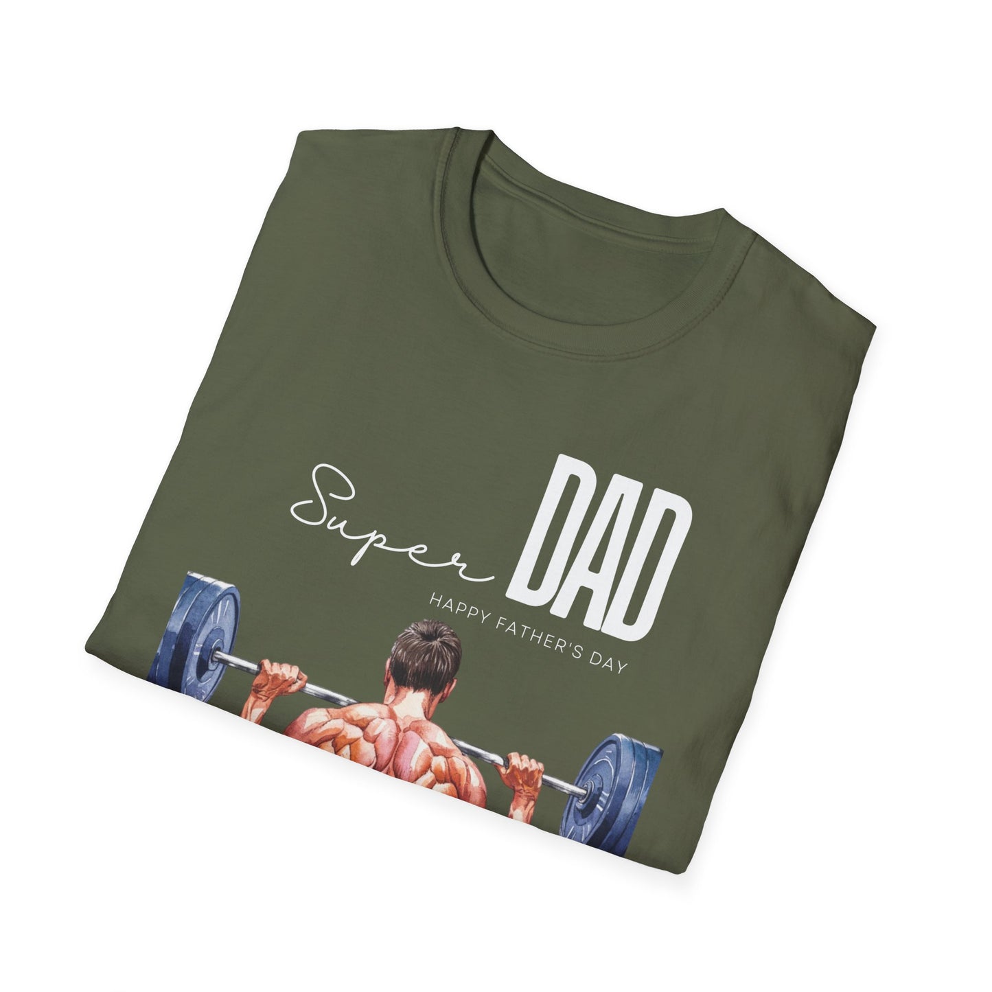 Super Dad Happy Father's Day Gym T-shirt