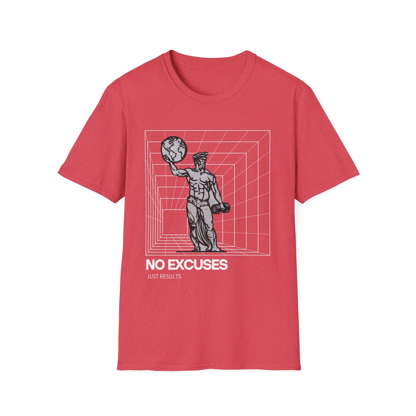 No Excuses Just Results Gym T-shirt
