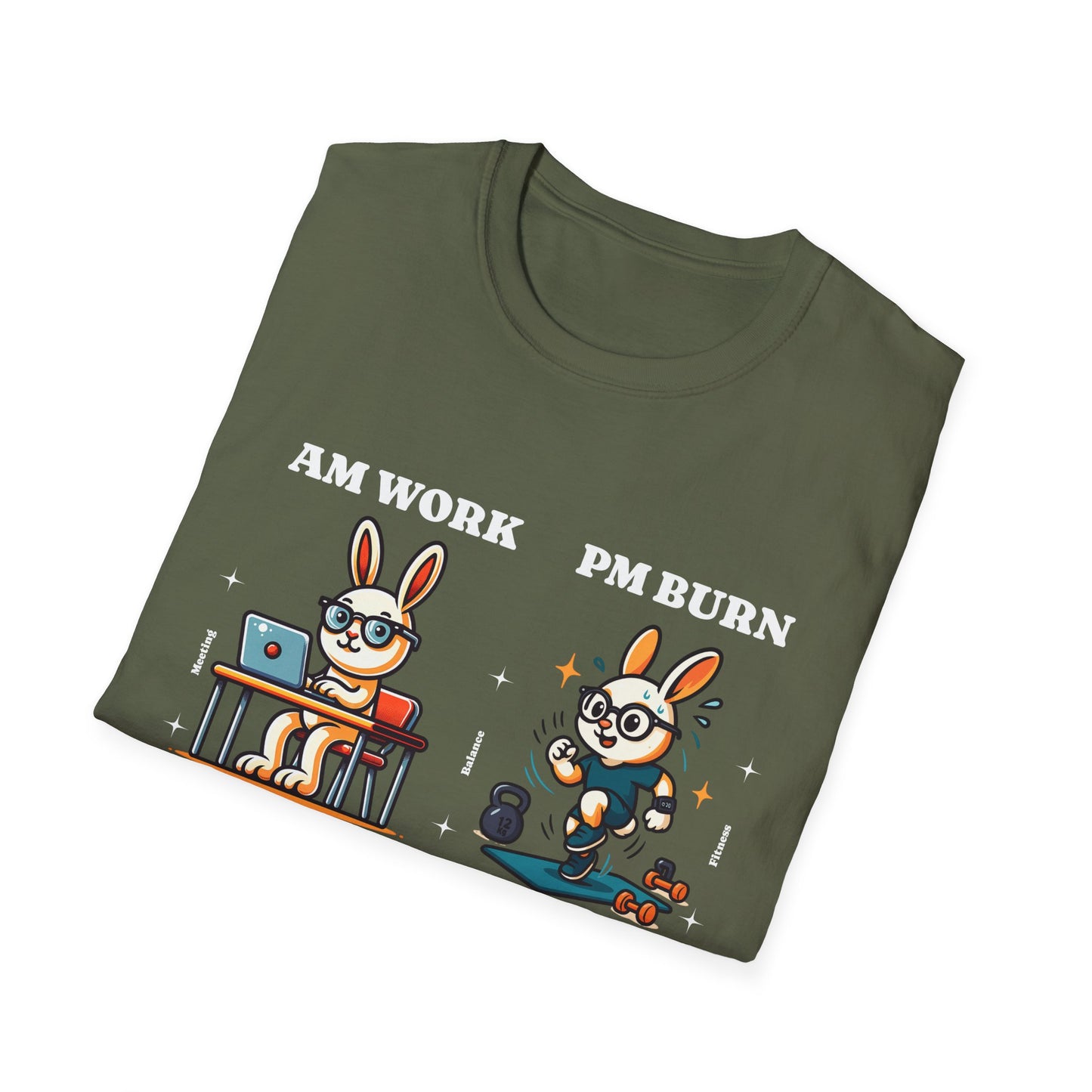 Corporate Fitness T-Shirt - HIIT AM Work PM Burn