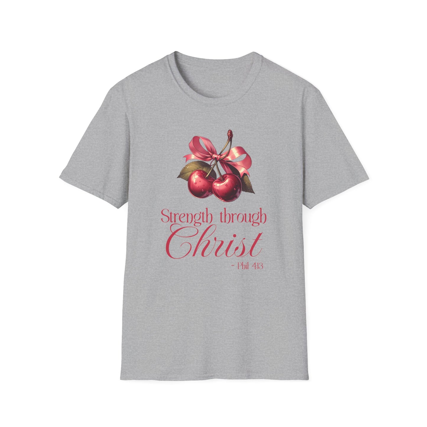 Christian Fitness T-Shirt Strength Through Christ