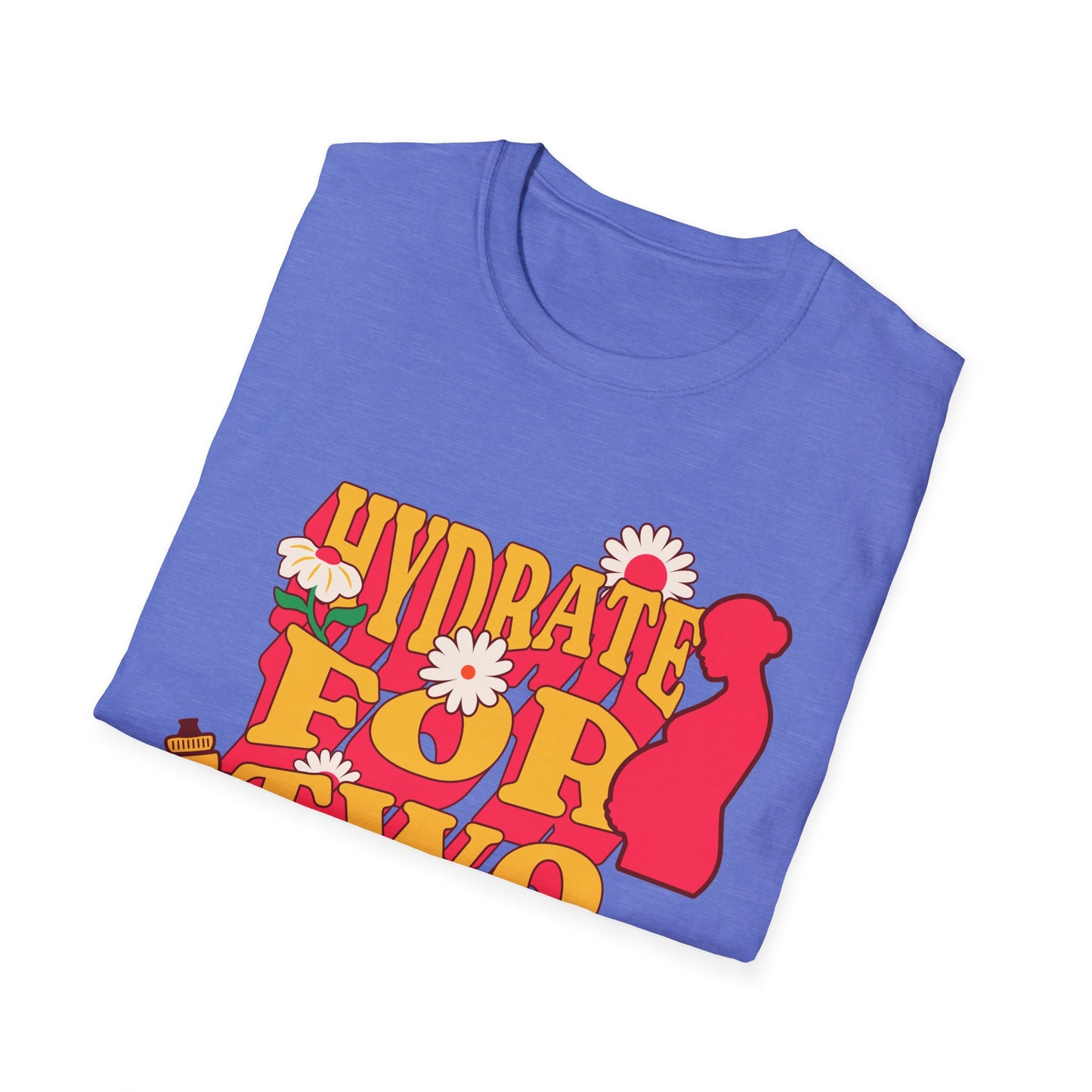 Maternity Fitness T-Shirt | Hydrate for Two Pre/Postnatal