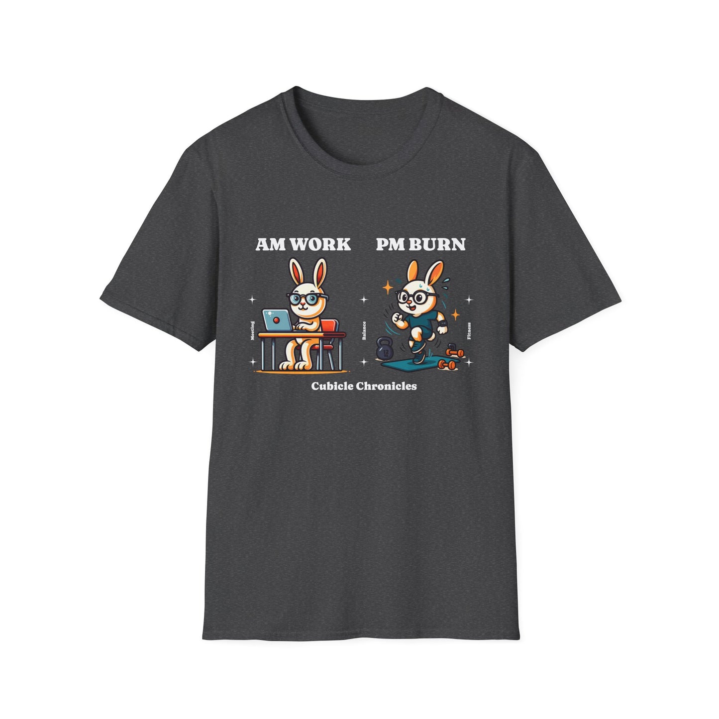 Corporate Fitness T-Shirt - HIIT AM Work PM Burn