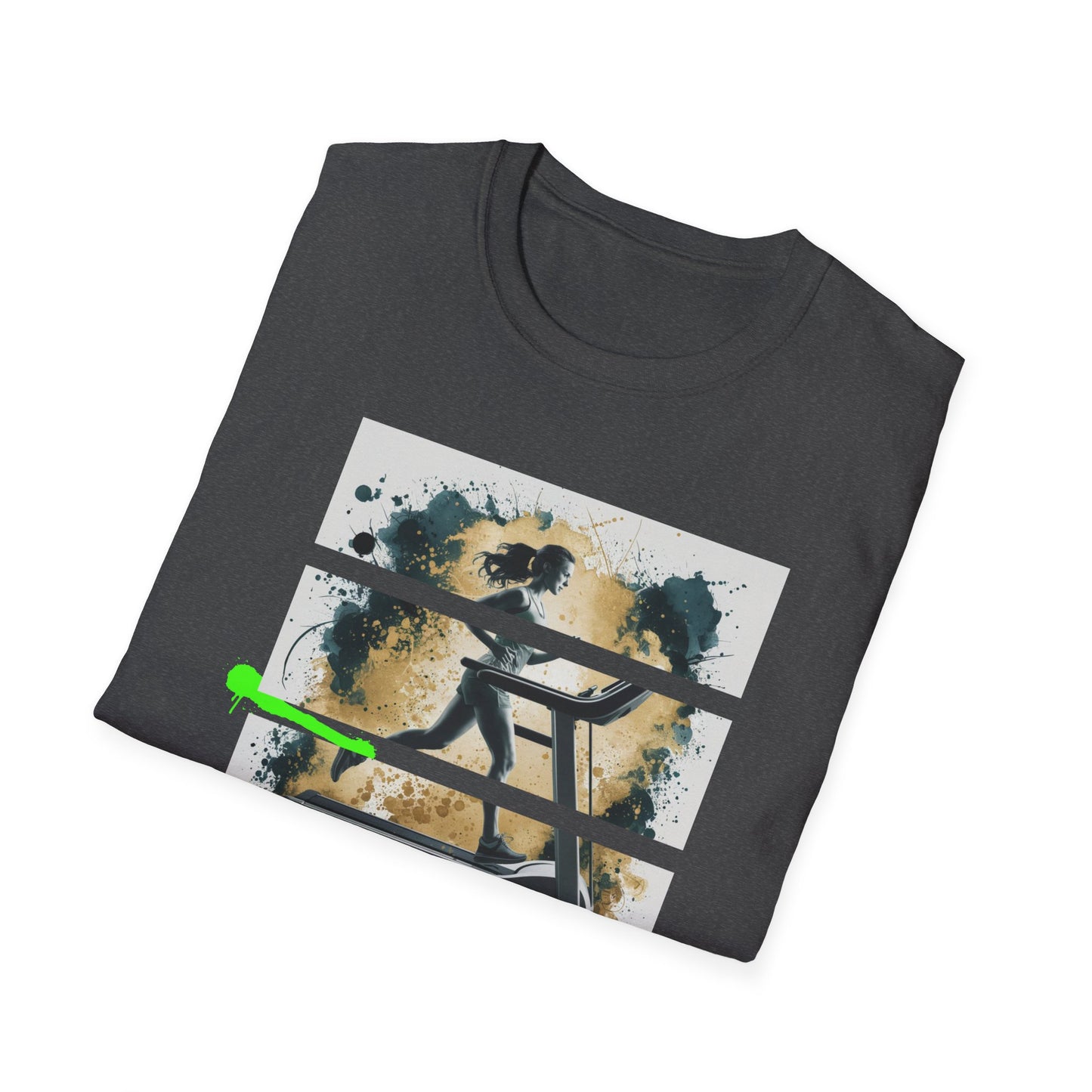 Run Fast Lift Heavy Gym Treadmill T-Shirt