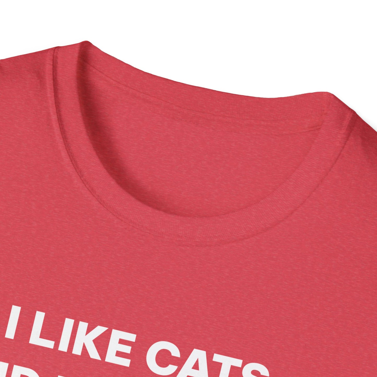 I Like Cats and Dumbbells Fitness T-shirt