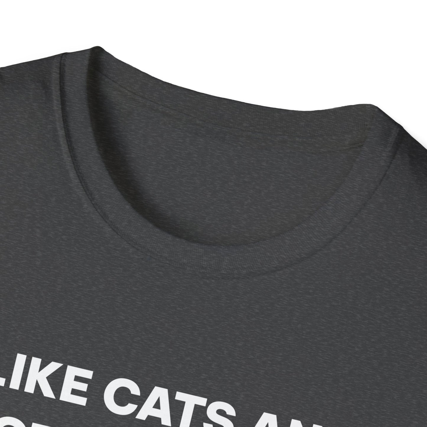 I Like Cats and Protein Shakes Fitness T-shirt