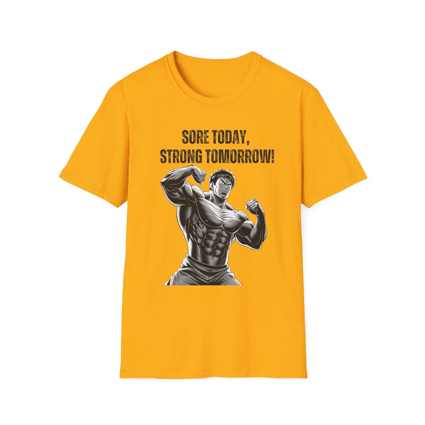 Sore Today Strong Tomorrow Gym Black & White T-Shirt