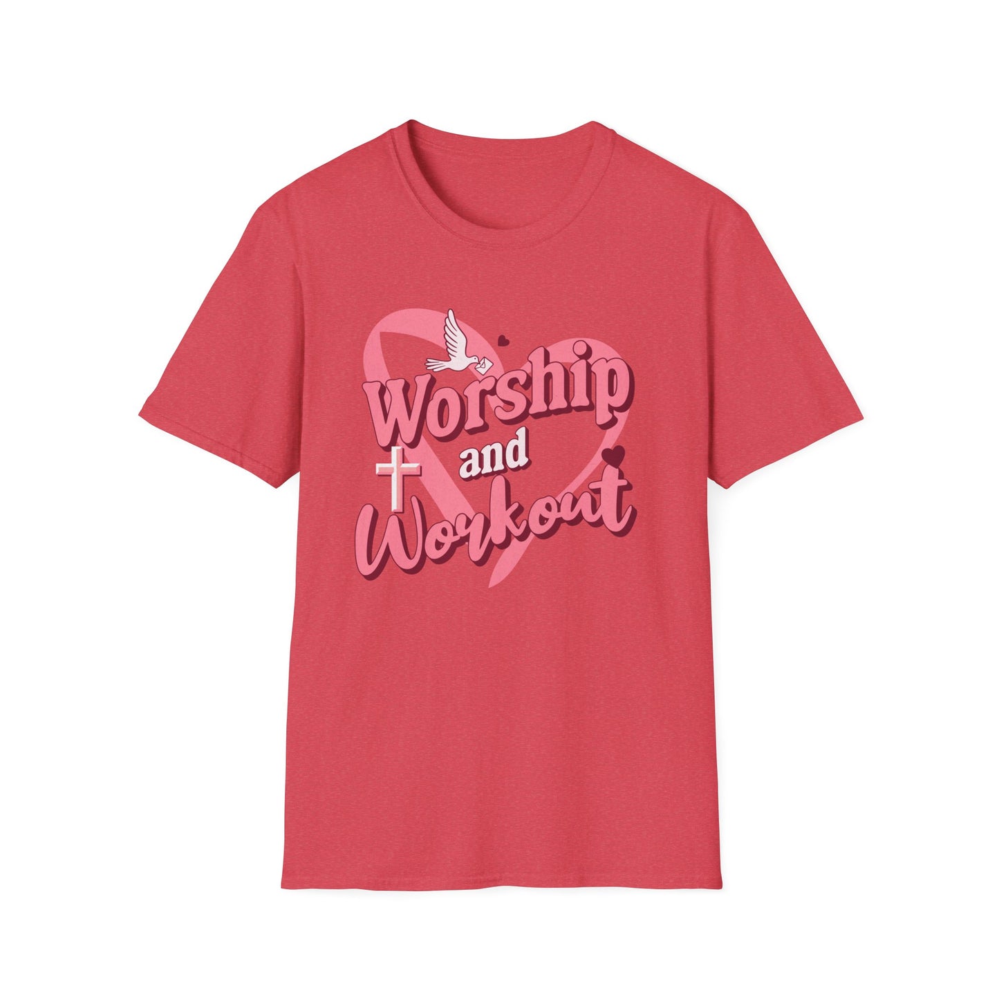 Workout & Worship - Faith-Based Fitness T-Shirt 2