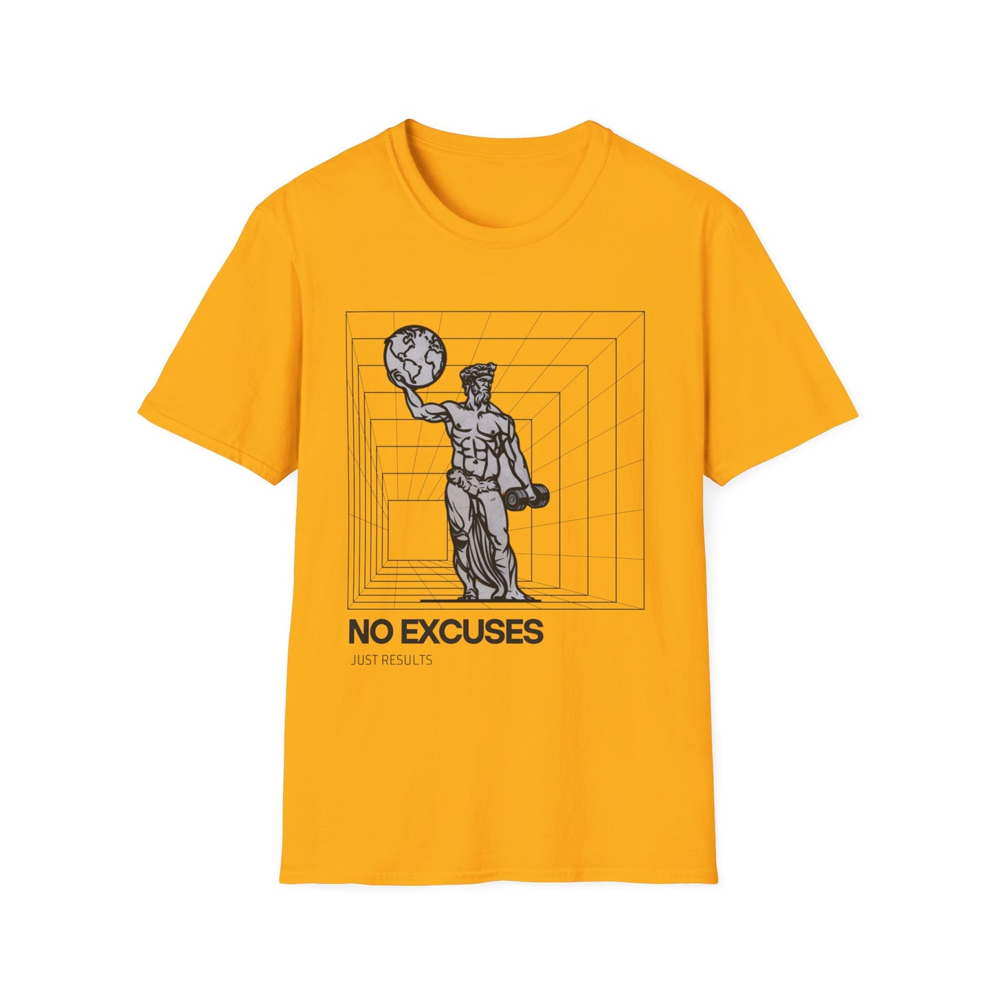 No Excuses Just Results Gym T-shirt