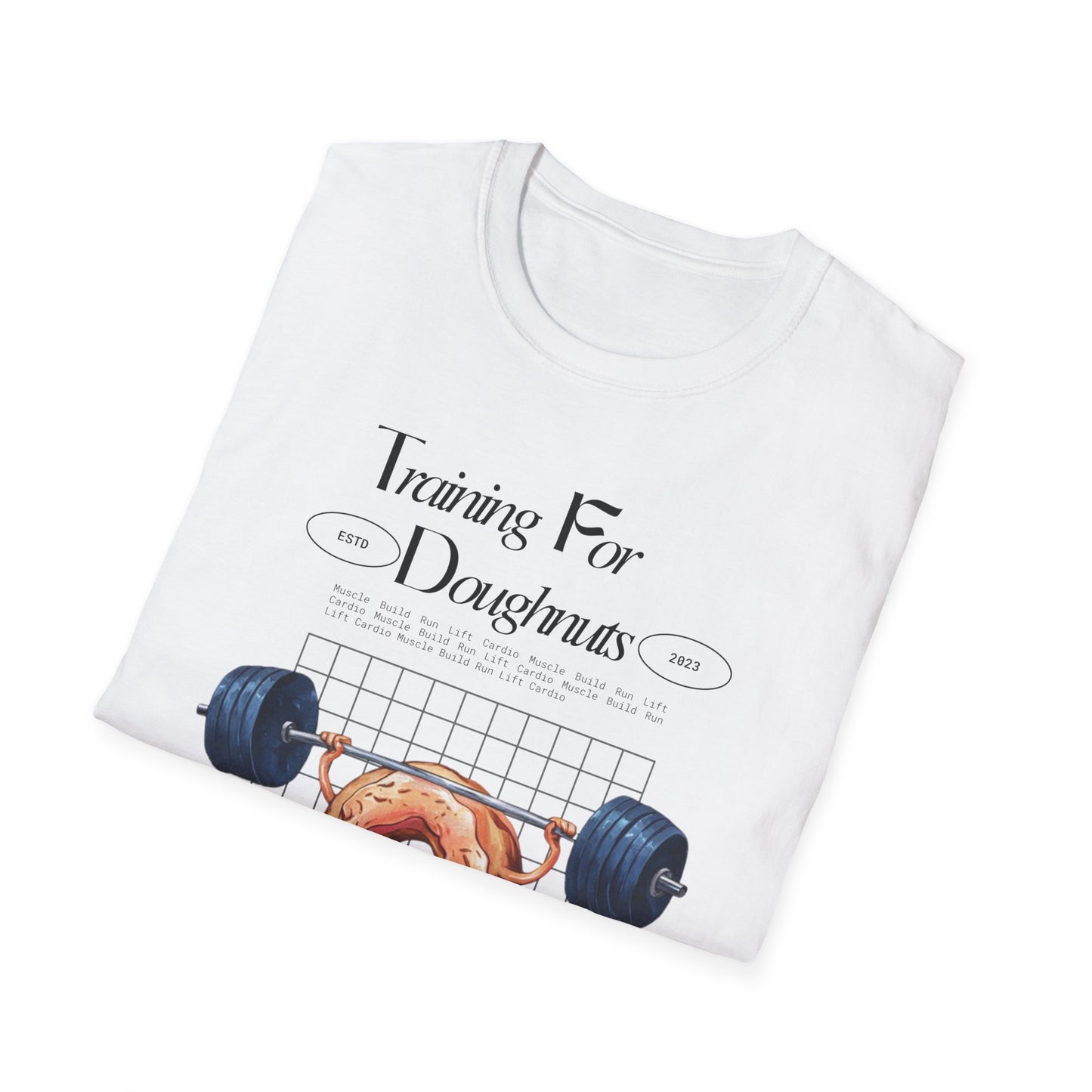 Training for Doughnuts Gym T-Shirt