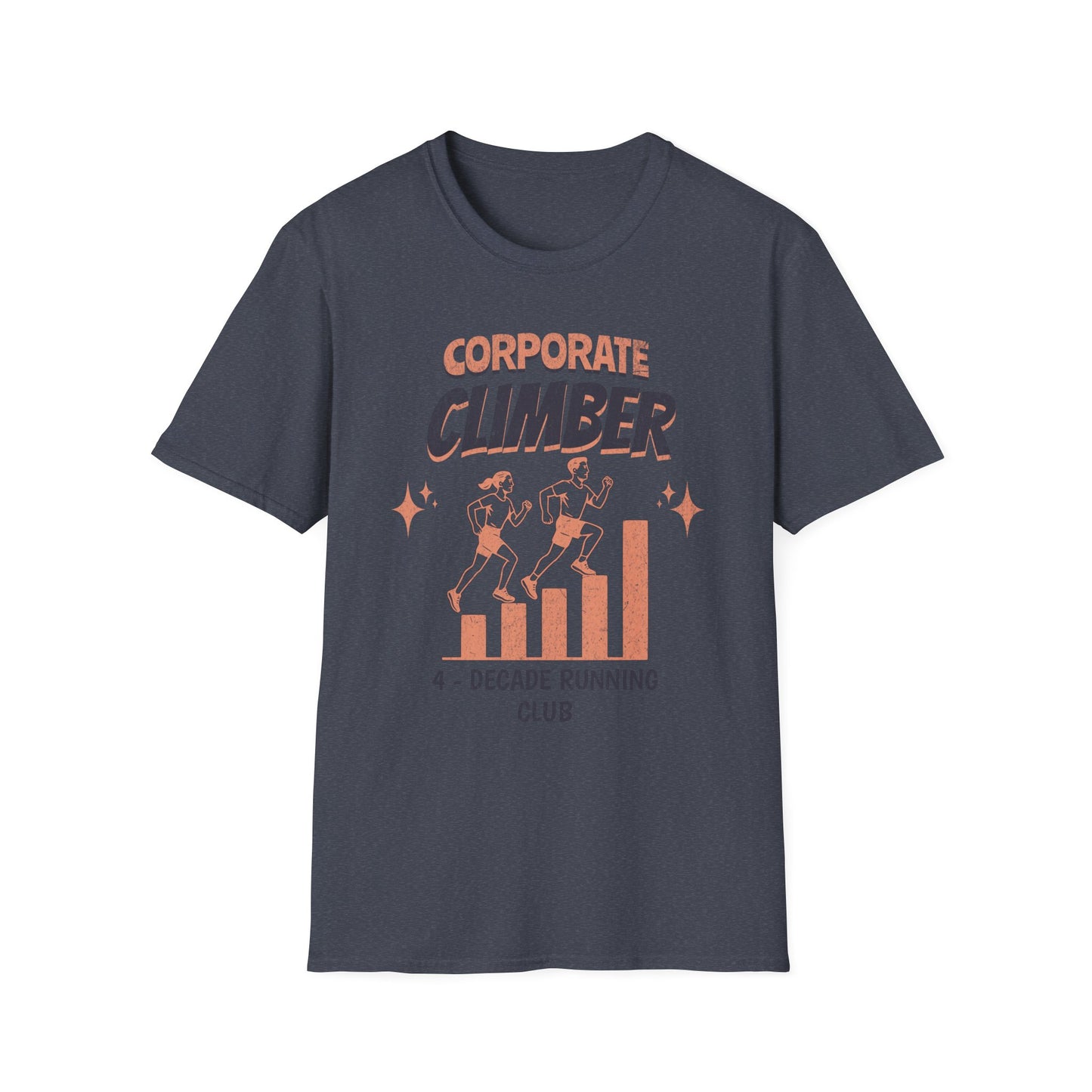 Fit-over 40 Corporate Climber Running Club T-Shirt Design