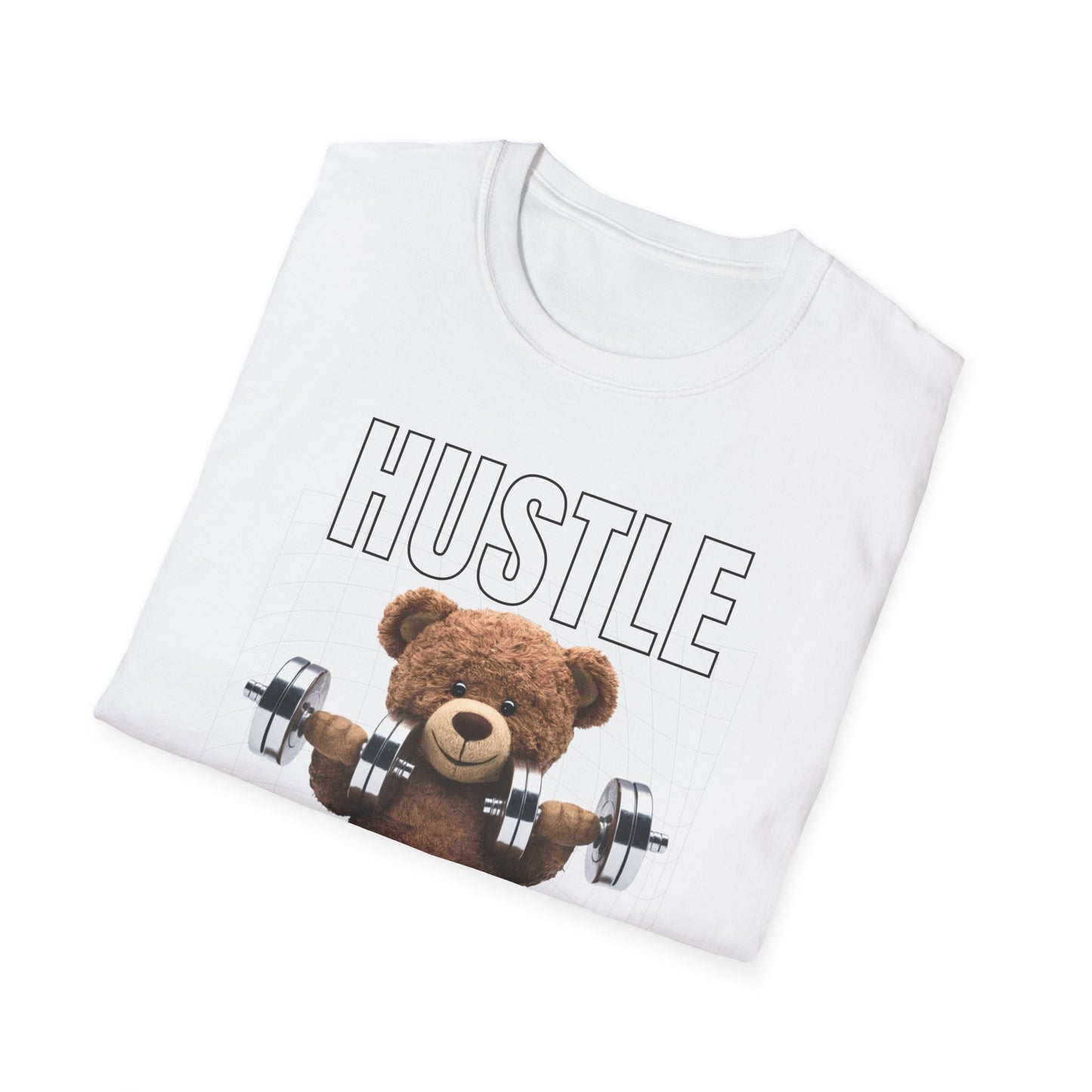 Hustle Muscle Bear Gym T-shirt