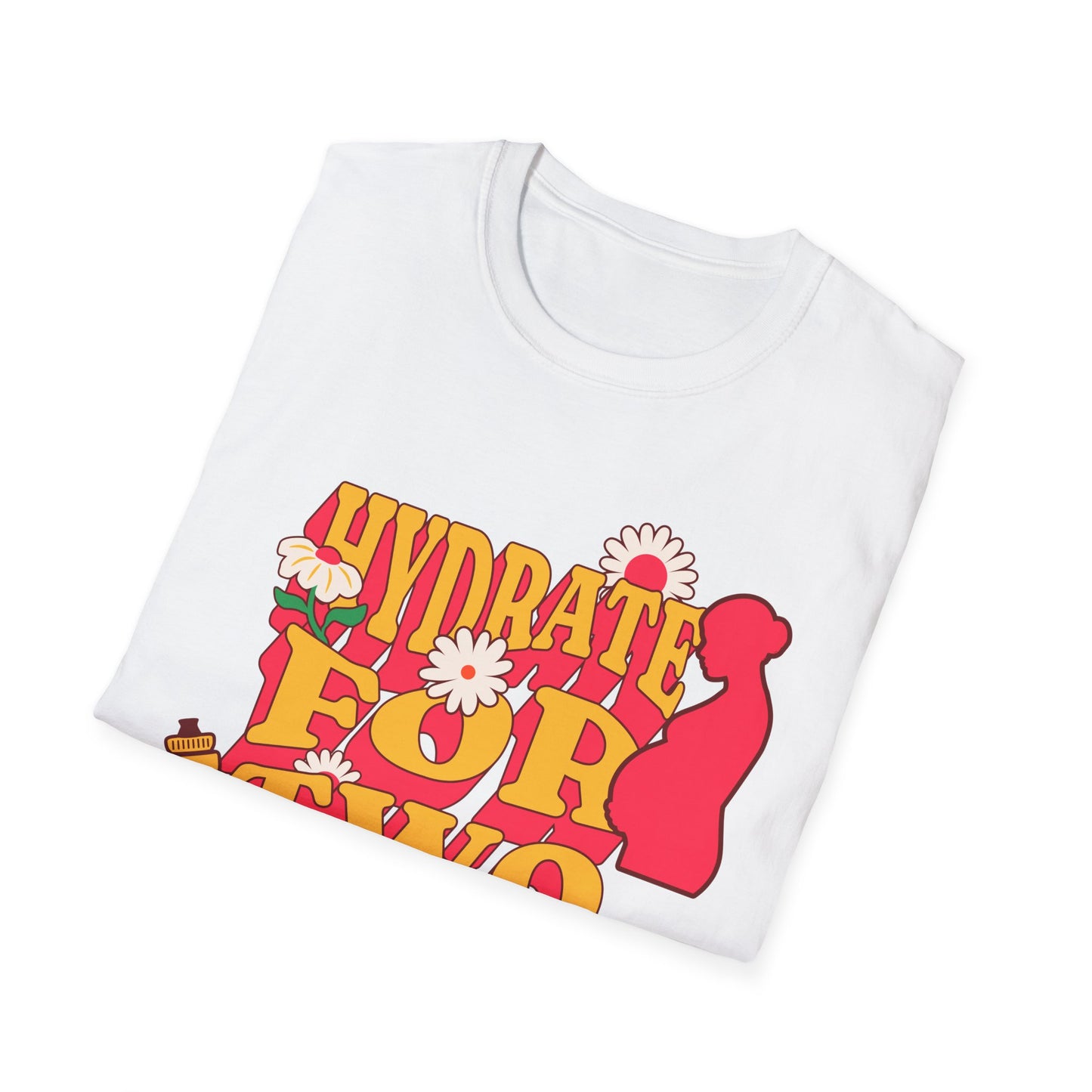 Maternity Fitness T-Shirt | Hydrate for Two Pre/Postnatal