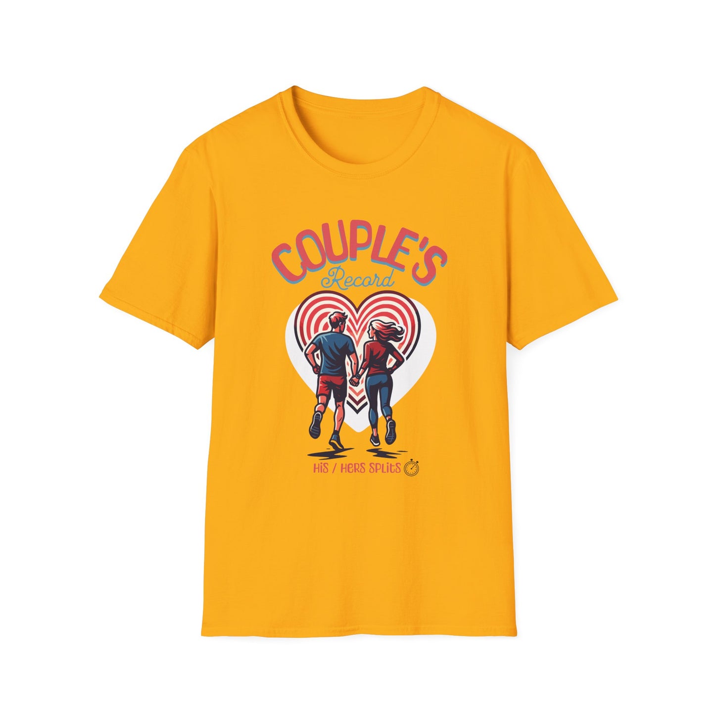 Running Couple PR His/Hers Fitness T-Shirt