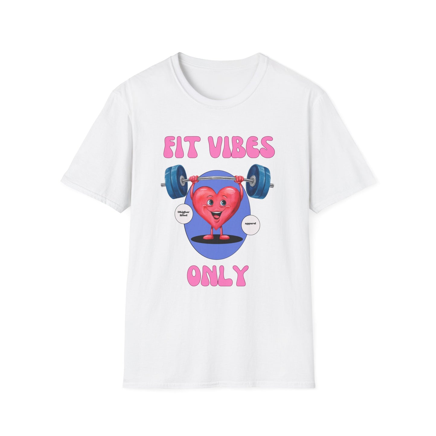Fit Heart Vibes Only Gym T-Shirt