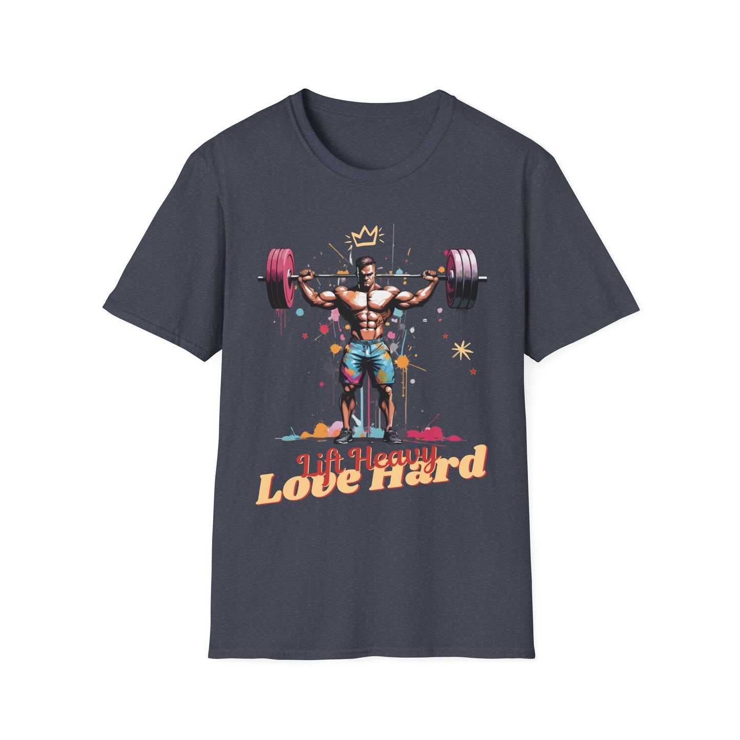 Lift Heavy Love Hard Gym T-shirt