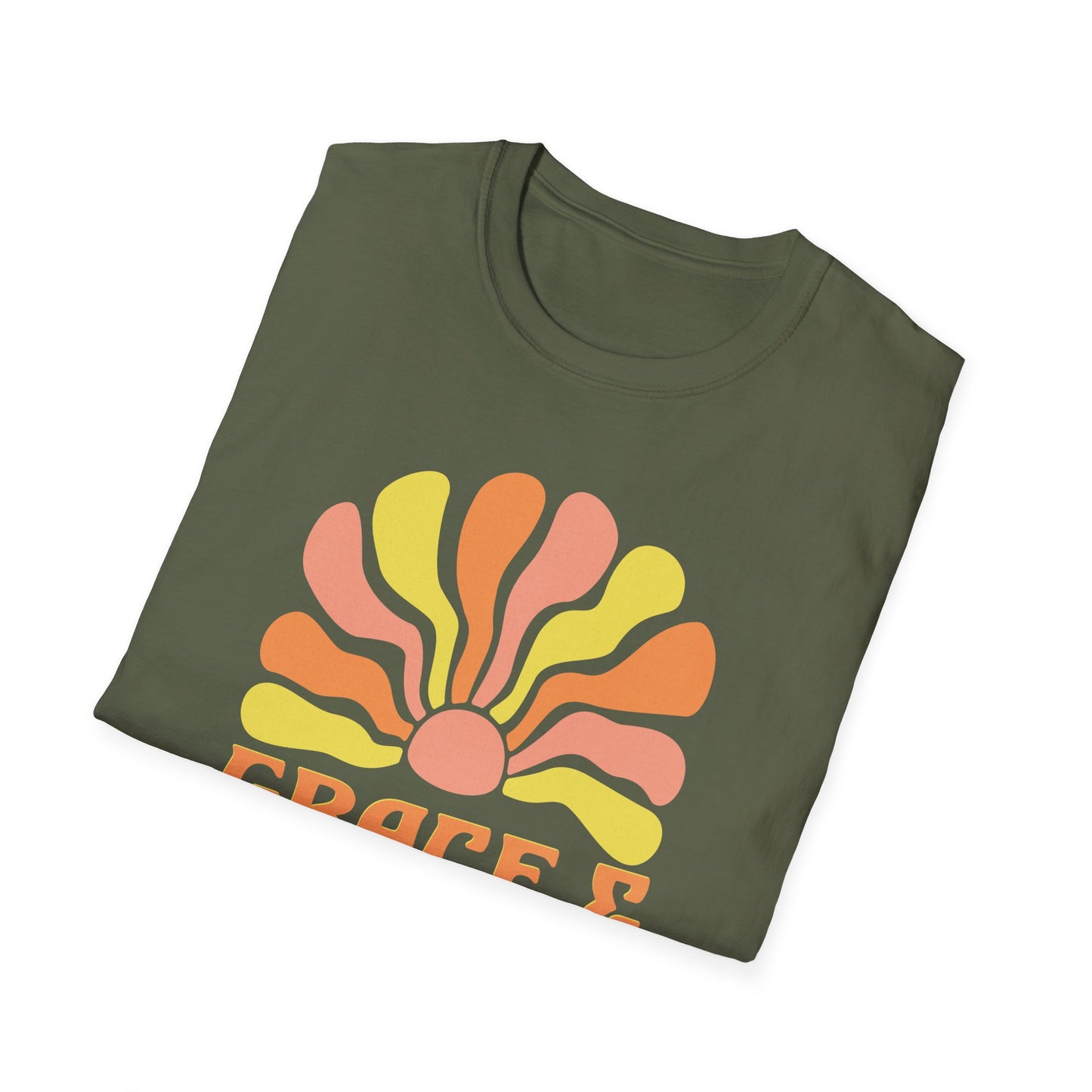 Grace & Gains Faith-Based Fitness T-Shirt
