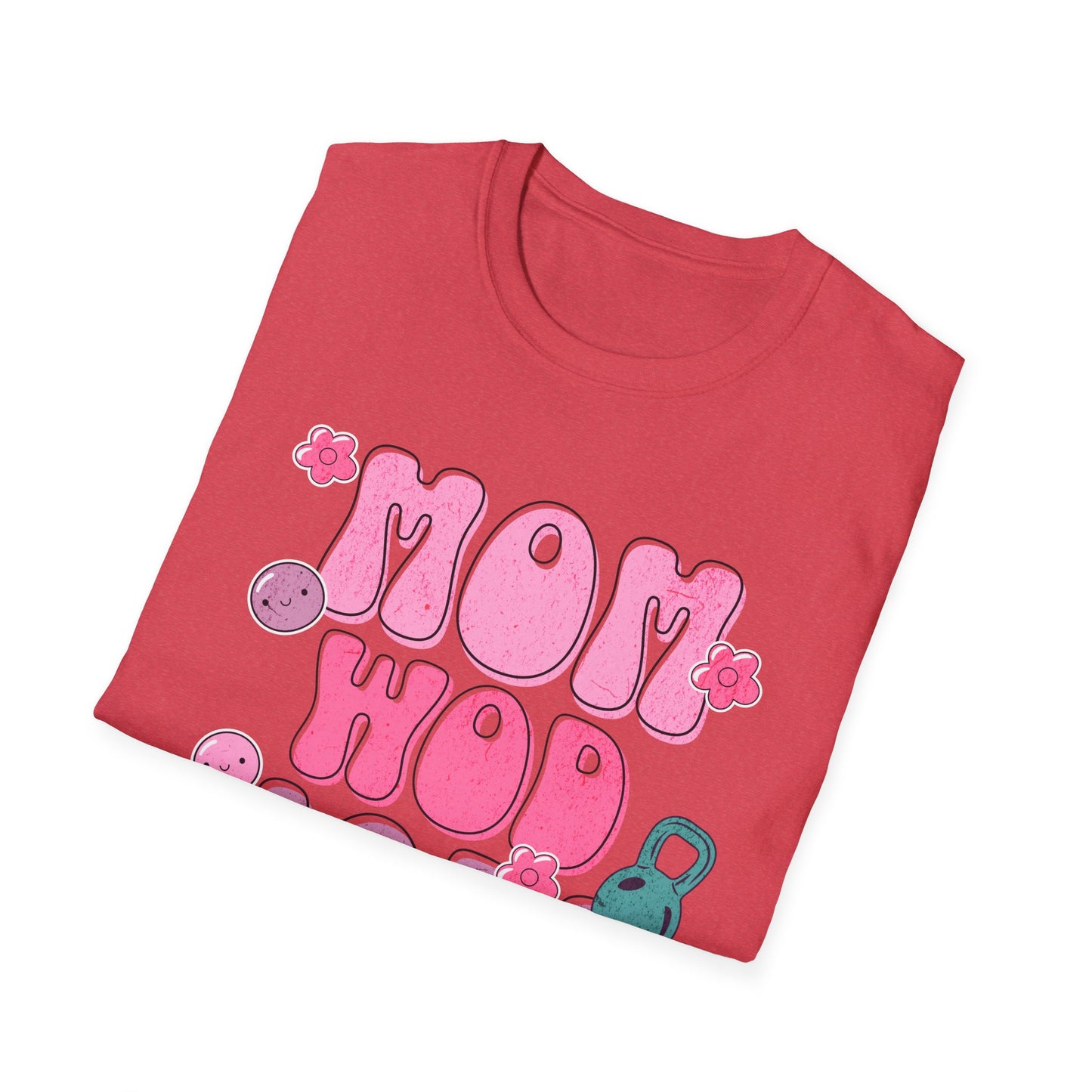 CrossFit Moms WOD Mode - Couple Fitness T-Shirt