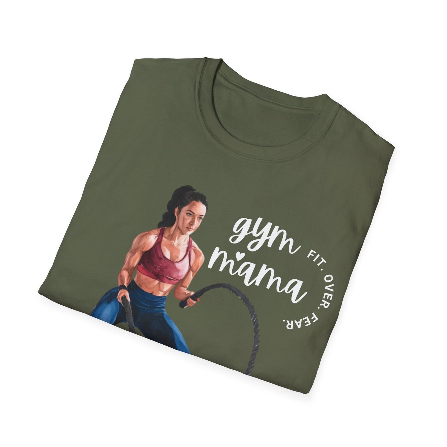 Gym Mama Fit Over Fear Gym T-shirt