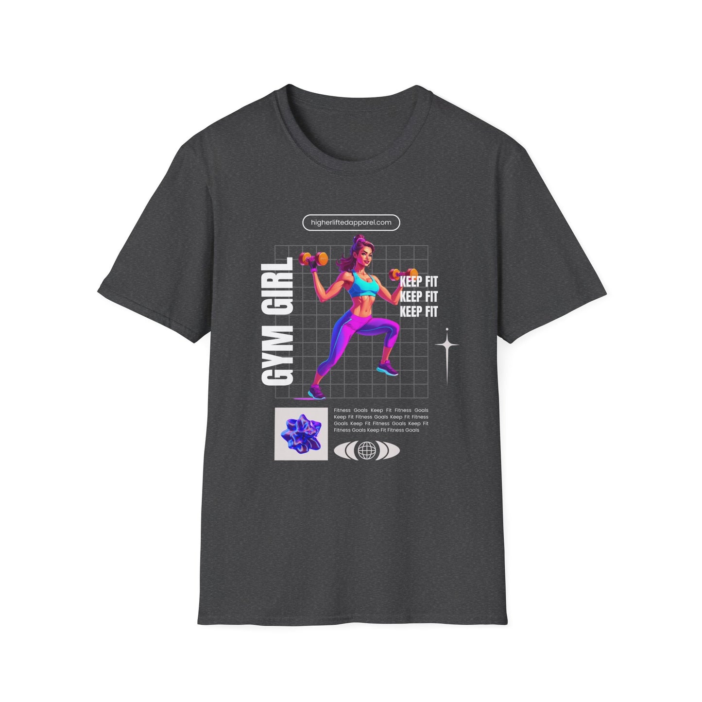 Gym Girl Keep Fit Gym T-Shirt
