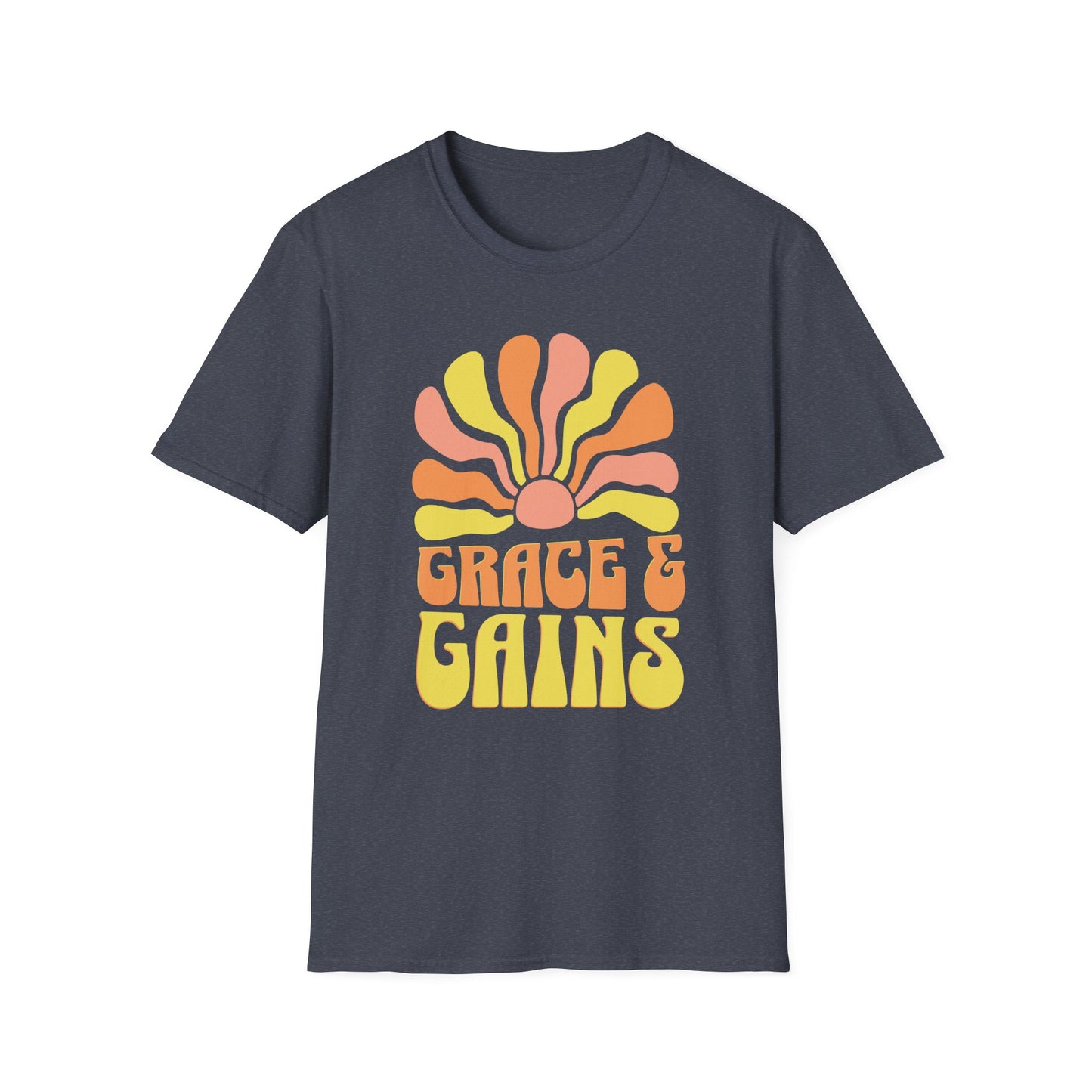 Grace & Gains Faith-Based Fitness T-Shirt